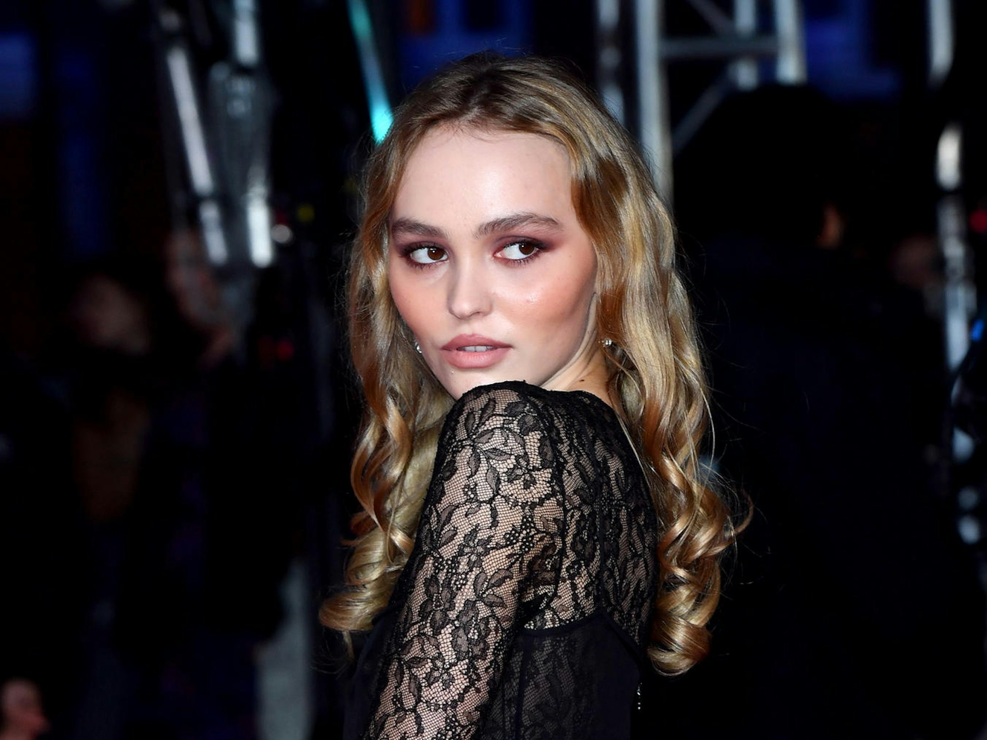 Das Foto aus dem Jahr 2020 zeigt Model und Schauspielerin Lily-Rose Depp bei den 73. British Academy Film Awards.