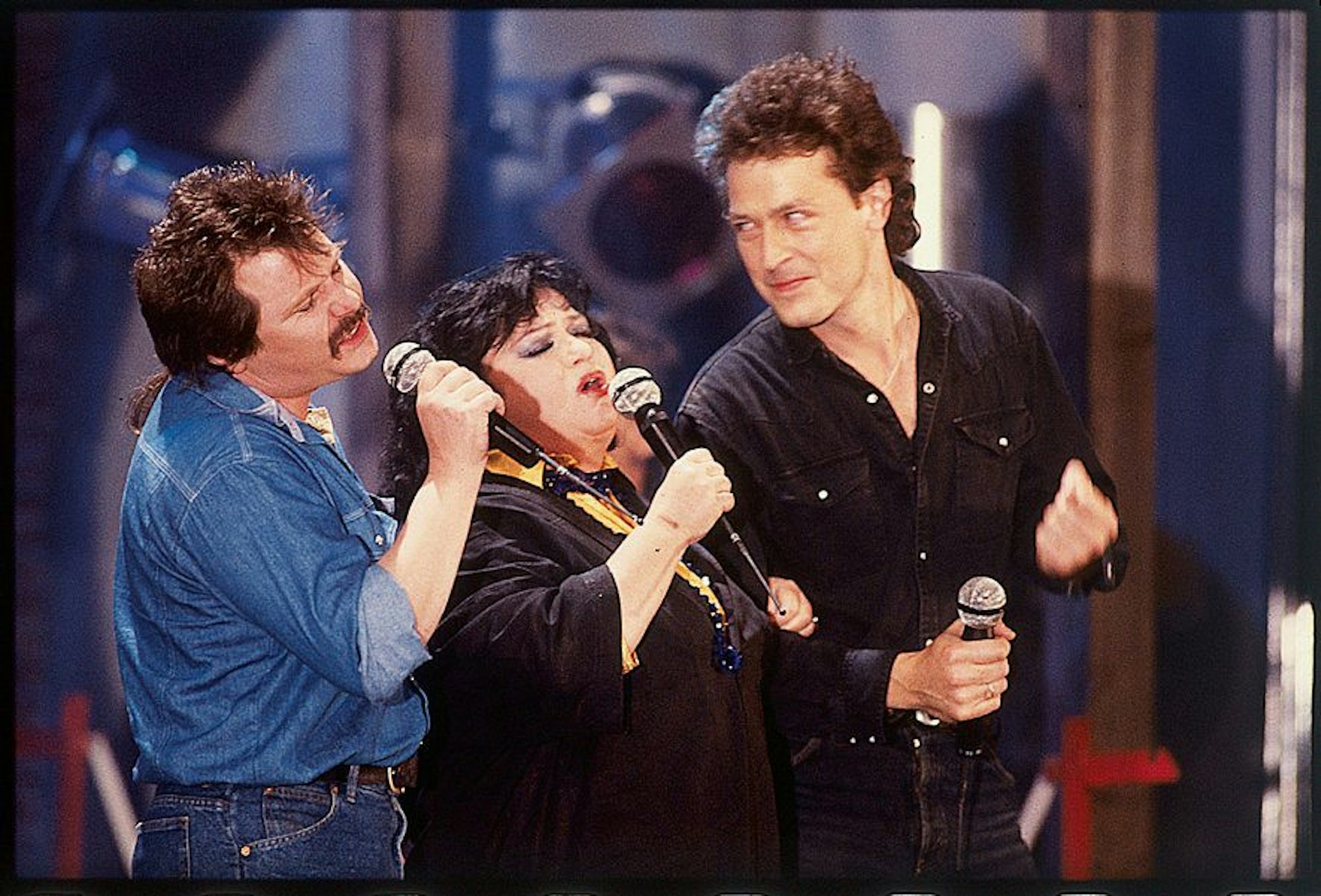 Trude Herr mit Tommy Engel und Wolfgang Niedecken