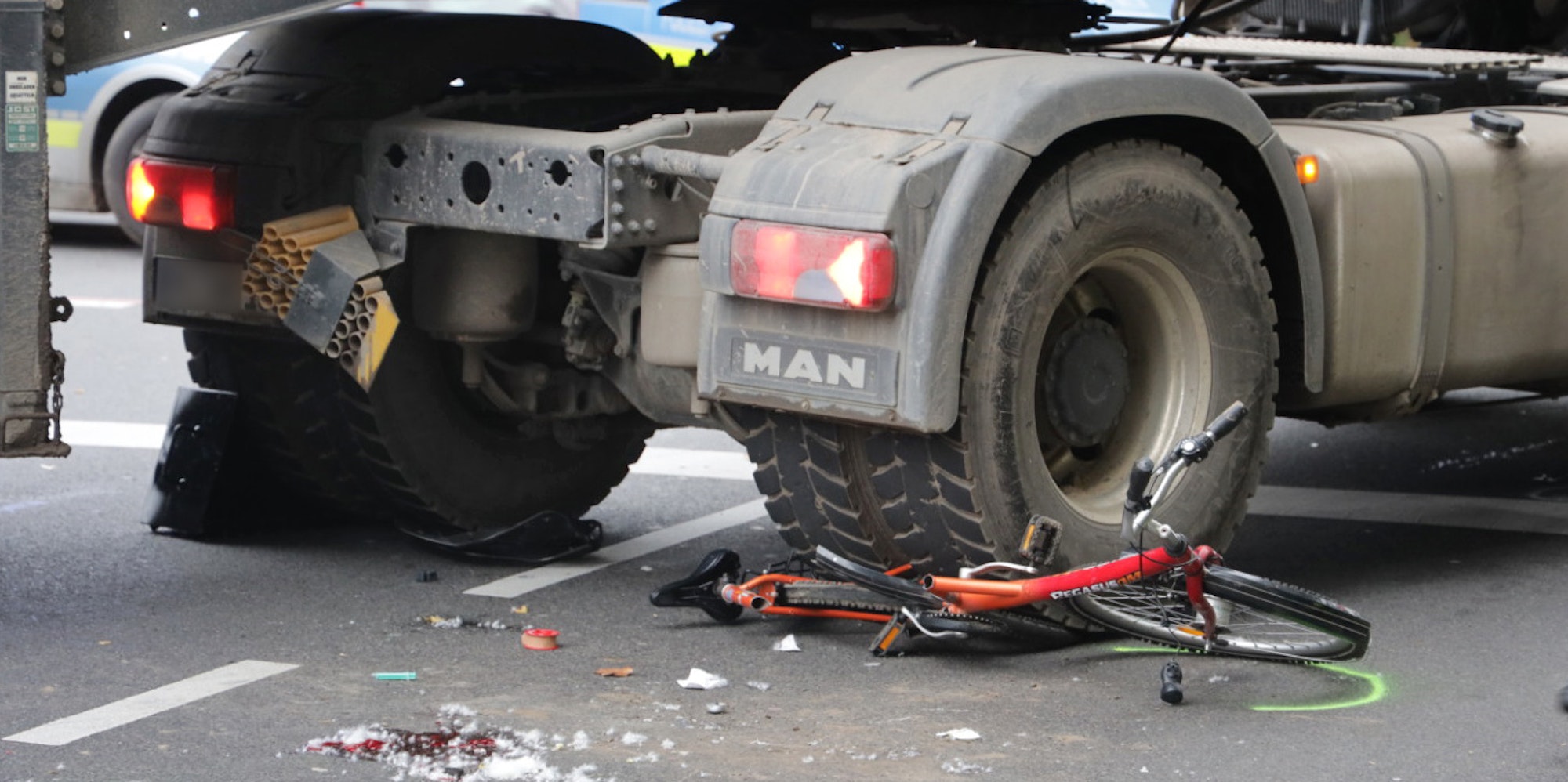 lkw fahrrad unfall