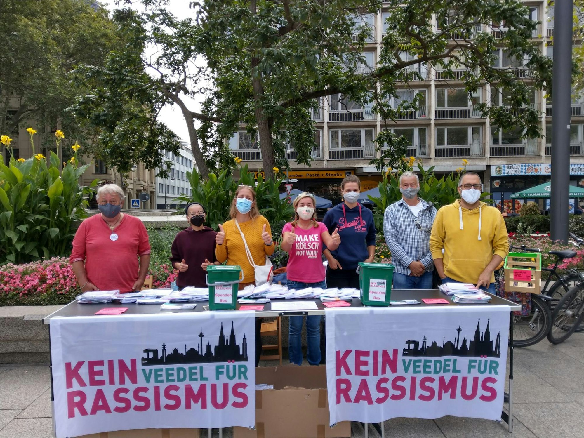 Roncalliplatz- mobile Ausgabestation 30.08.2020