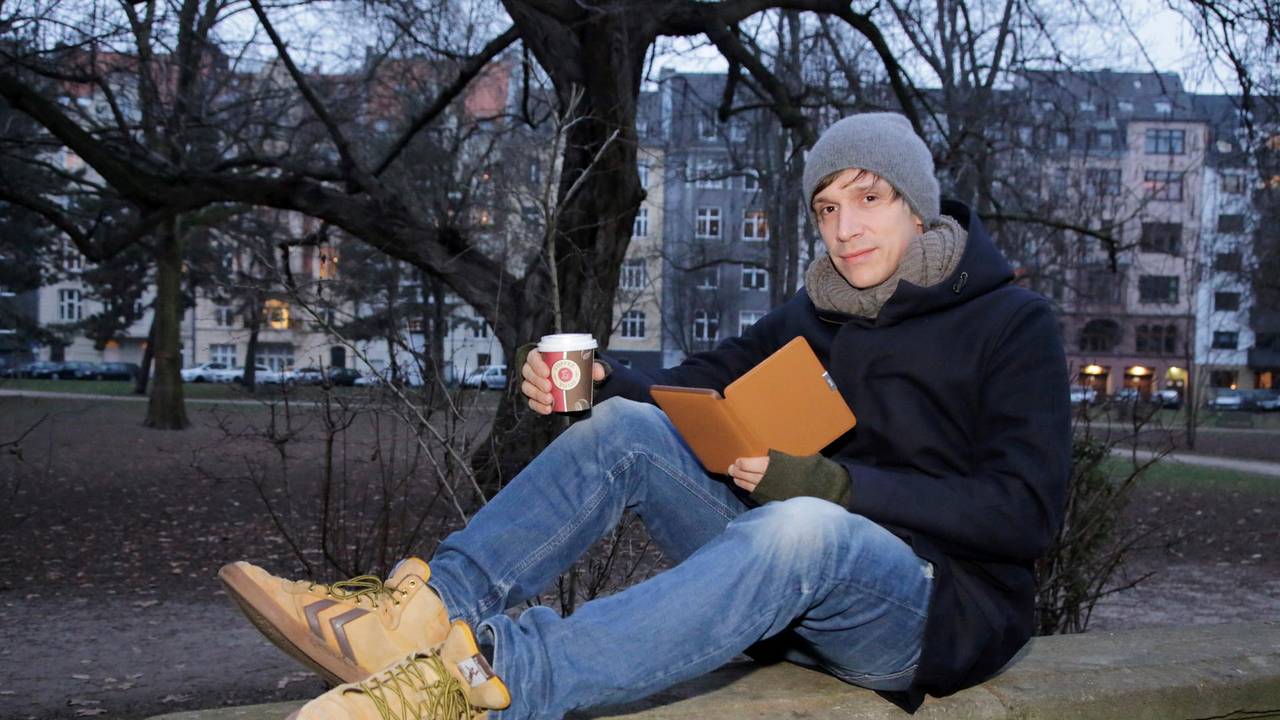 Kasalla-Sänger Basti Campmann im Römerpark