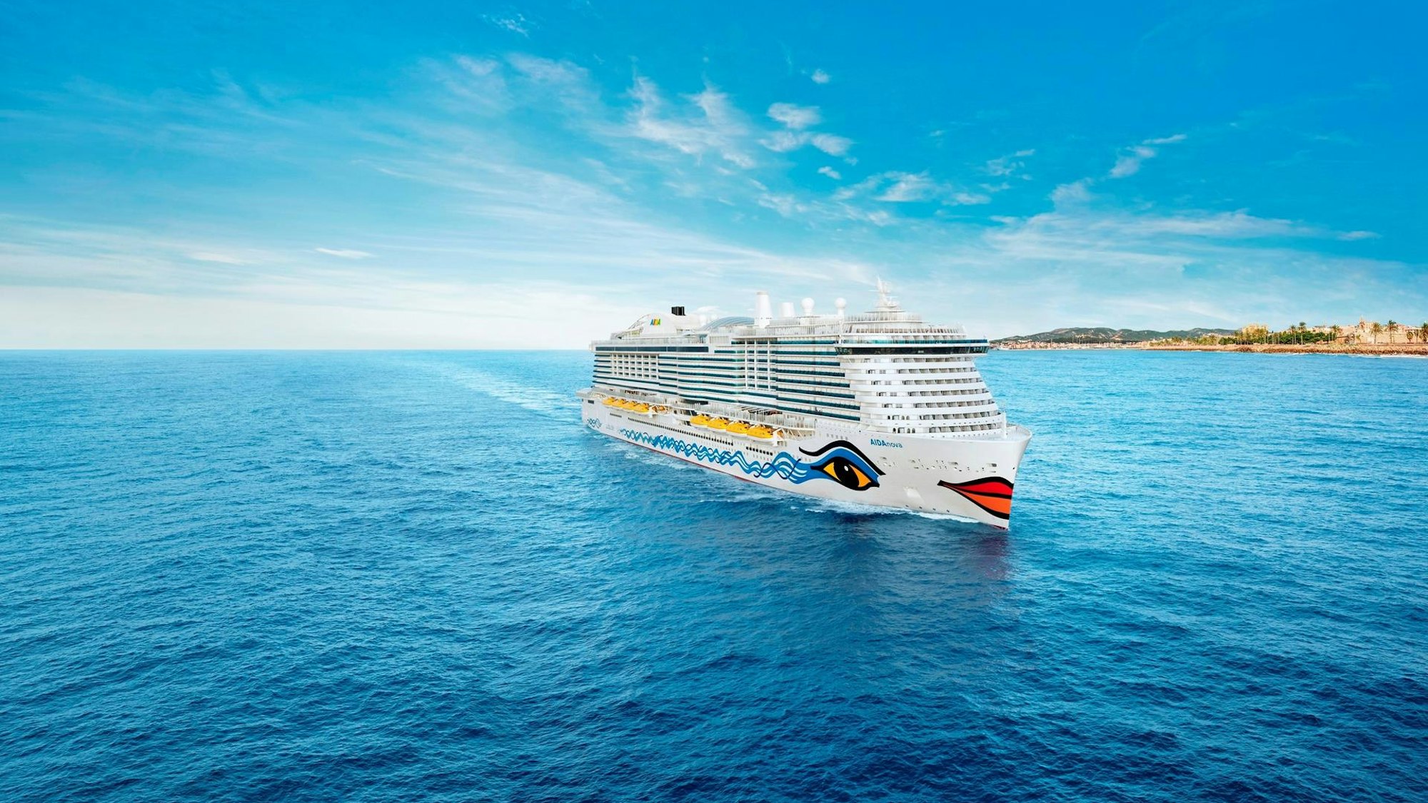 Die „Aida Nova“ ist seit 2018 auf den Weltmeeren unterwegs.