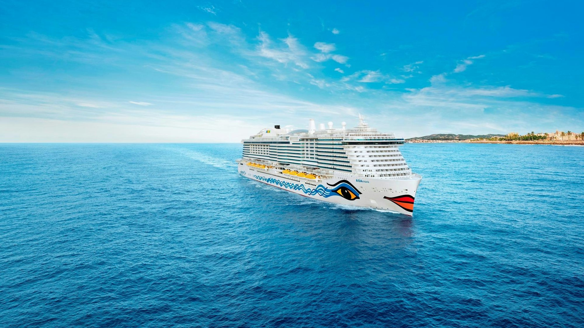 Die „Aida Nova“ ist seit 2018 auf den Weltmeeren unterwegs.