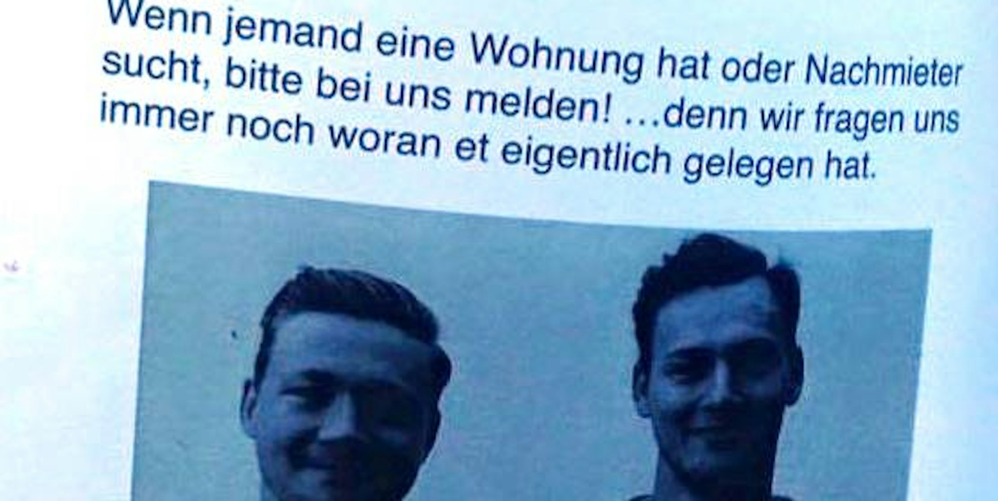 Woran hat et gelegen