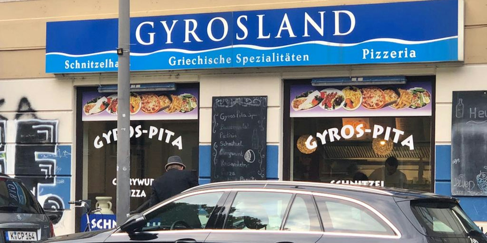 Das Gyrosland an der Vogelsanger Straße in Ehrenfeld