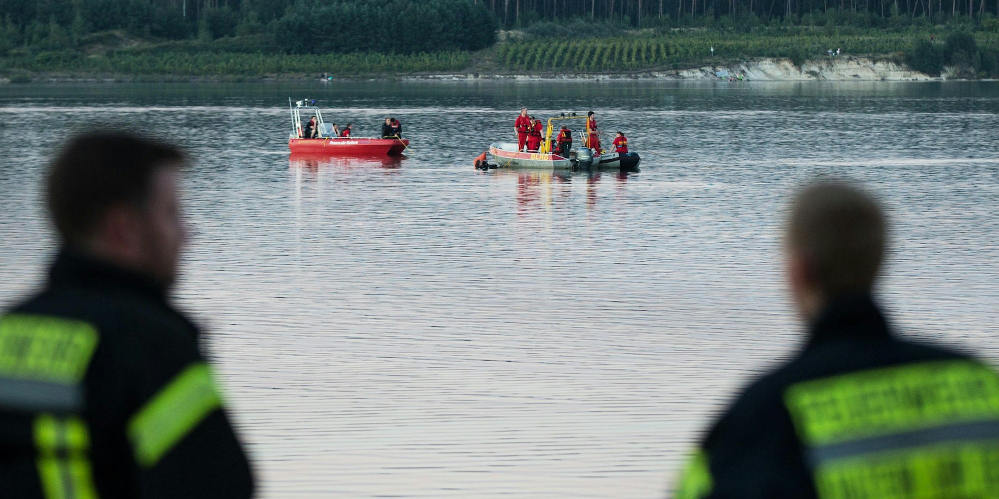 Rettungskräfte auf See im Einsatz