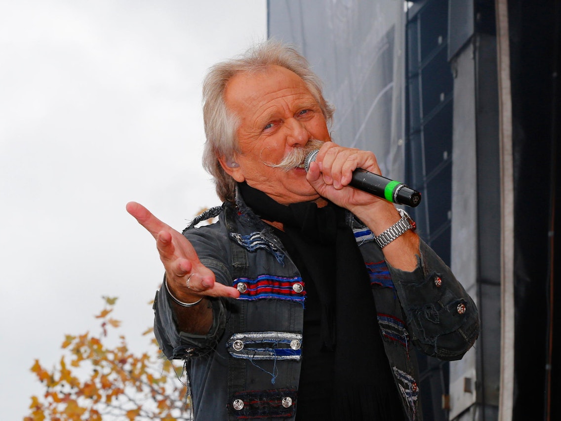 Henning Krautmacher, Frontmann der Höhner auf dem Kölner Heumarkt