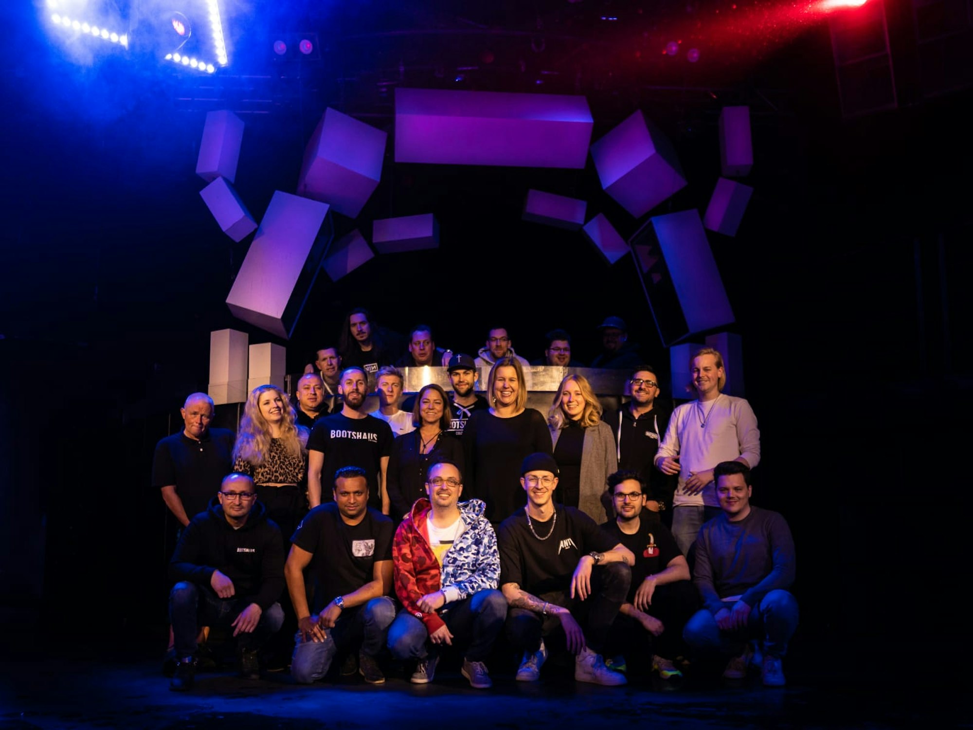 Gruppenfoto des Bootshaus-Teams