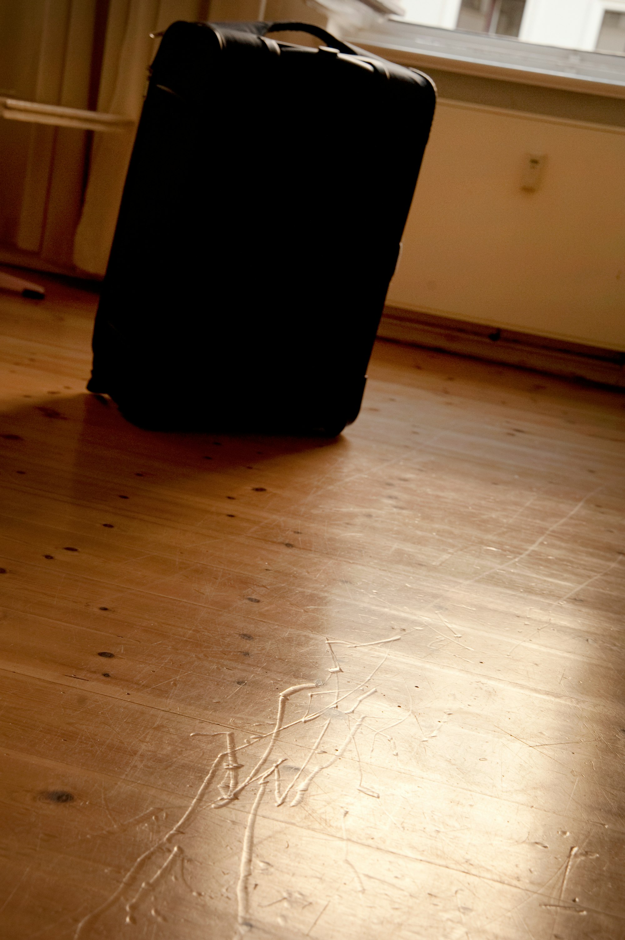 Kratzer im Fußboden