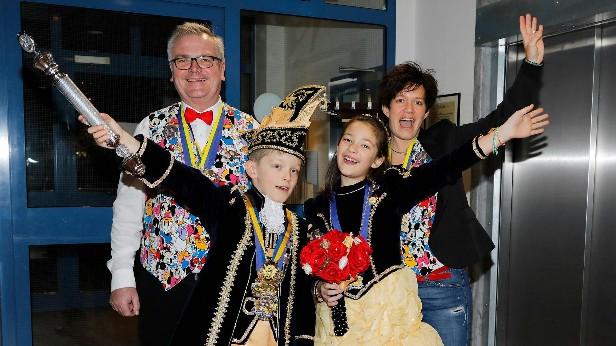 Jürgen Beckers mit seiner Familie