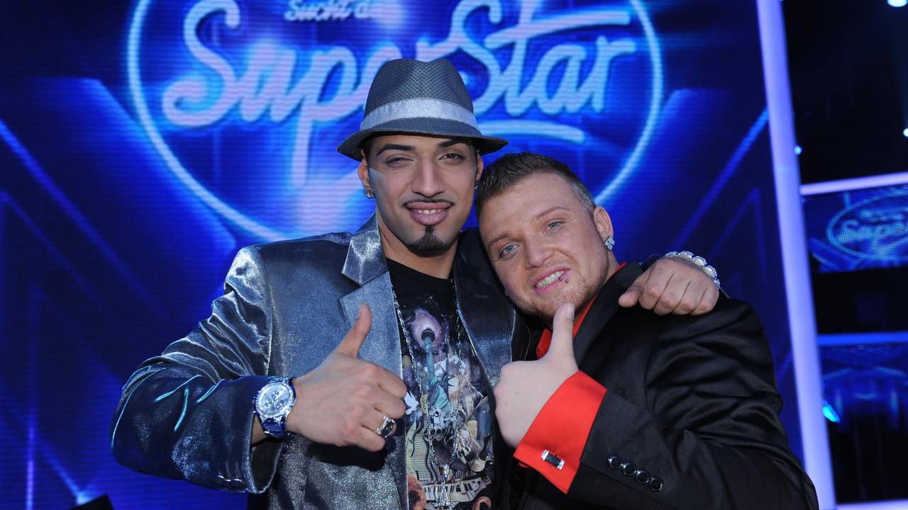 Mehrzad Marashi (links) und Menowin Fröhlich (rechts).