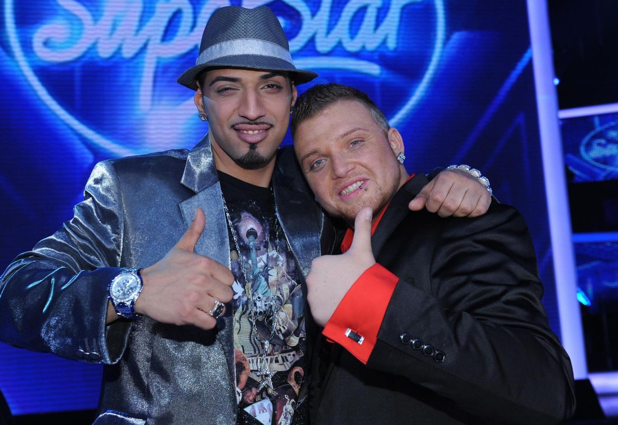 Mehrzad Marashi (links) und Menowin Fröhlich (rechts).