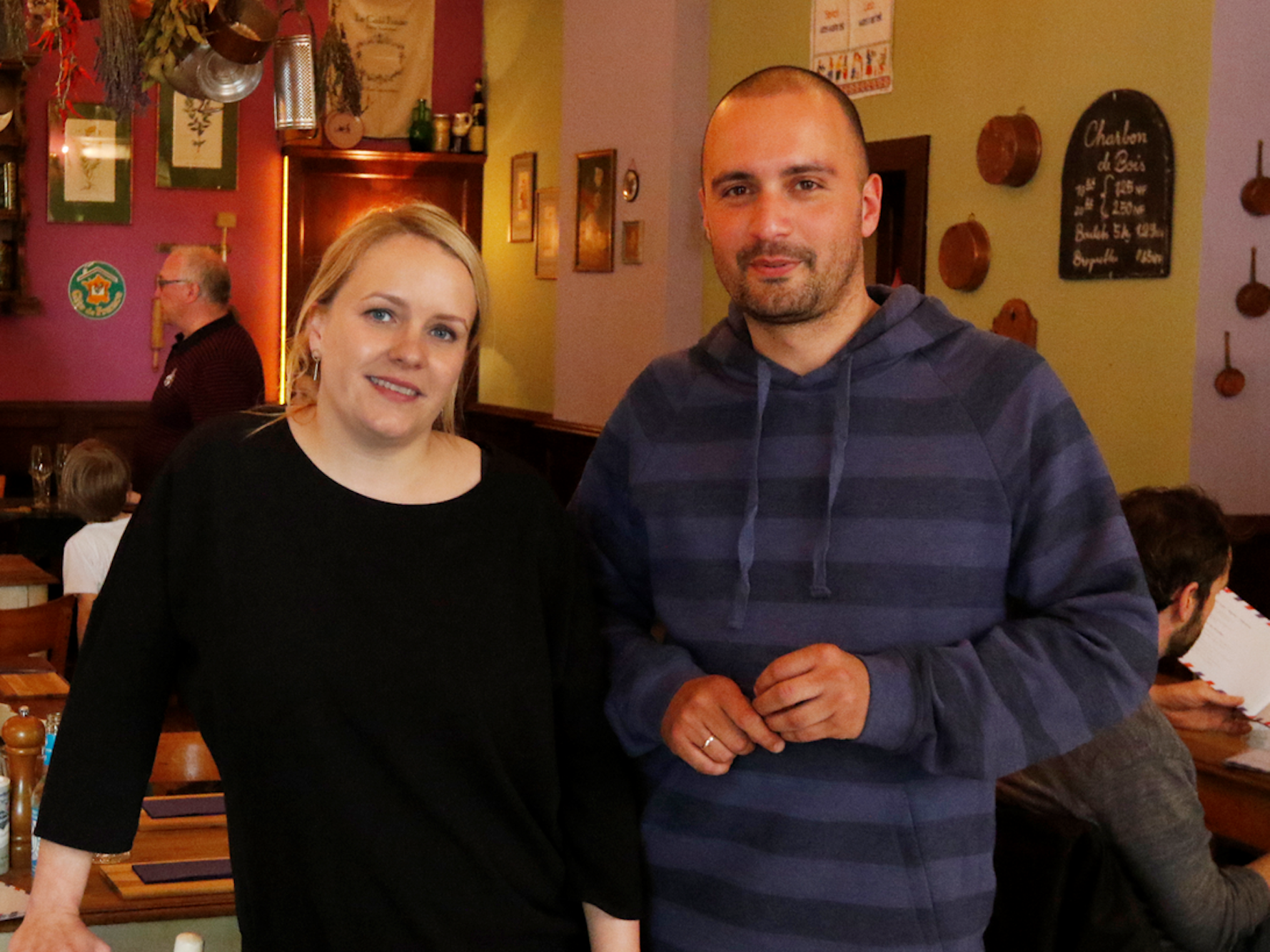 Reja und Daniel Rabe, die Inhaber der Bagatelle in Köln.