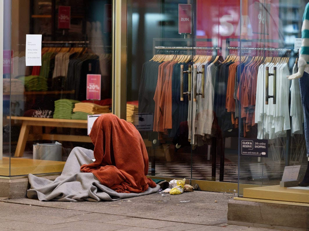 Obdachlose in Köln