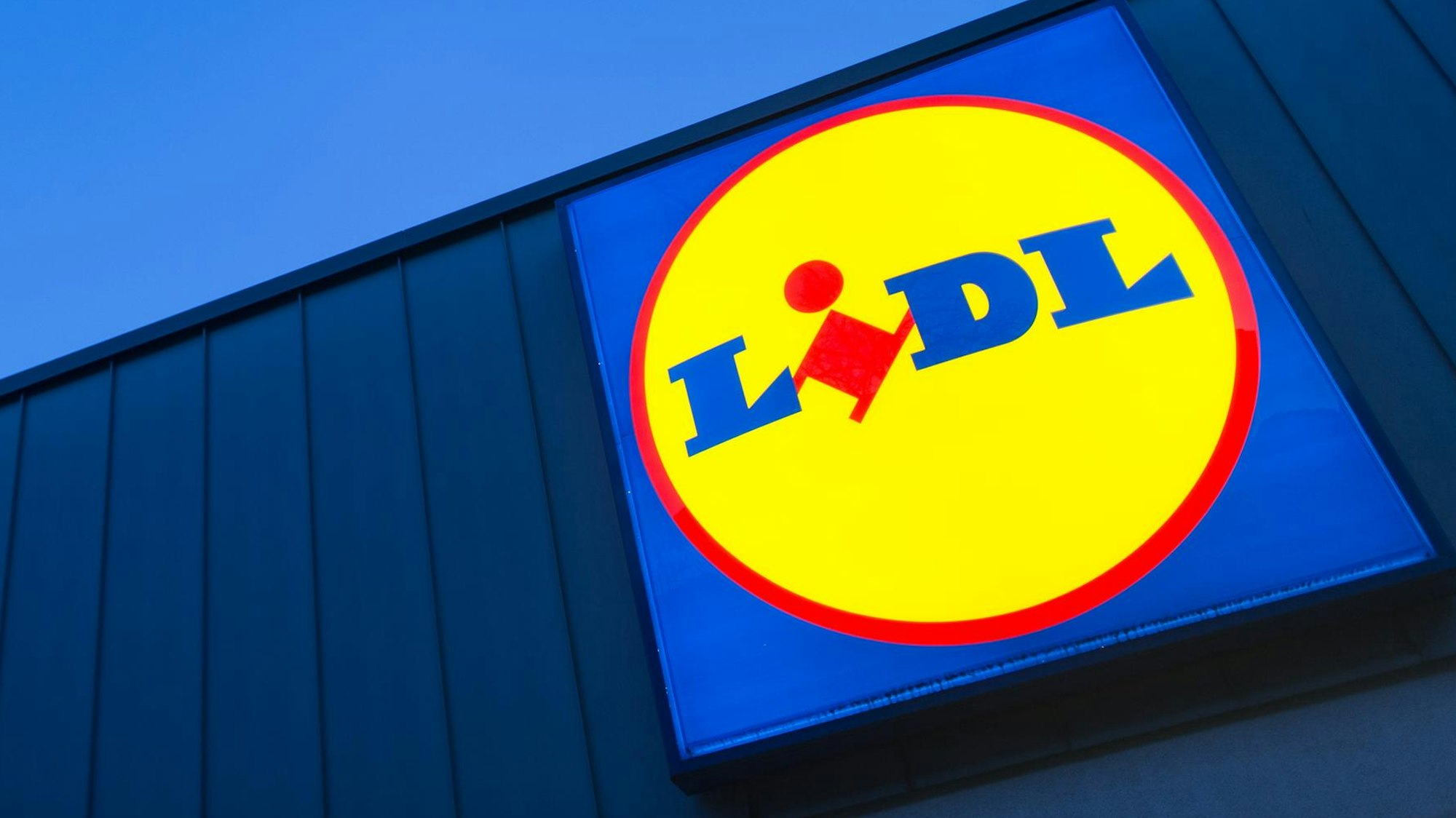 Nestlé stoppt den Verkauf des Vittel-Wassers beim Discounter Lidl. Unser Symbolfoto zeigt das Lidl-Logo.