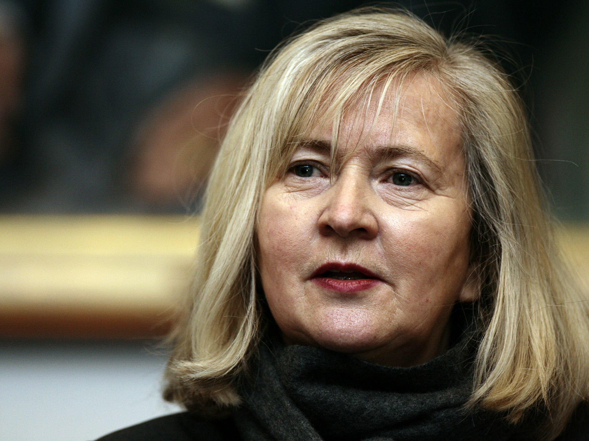 Die Künstlerin Rosemarie Trockel.