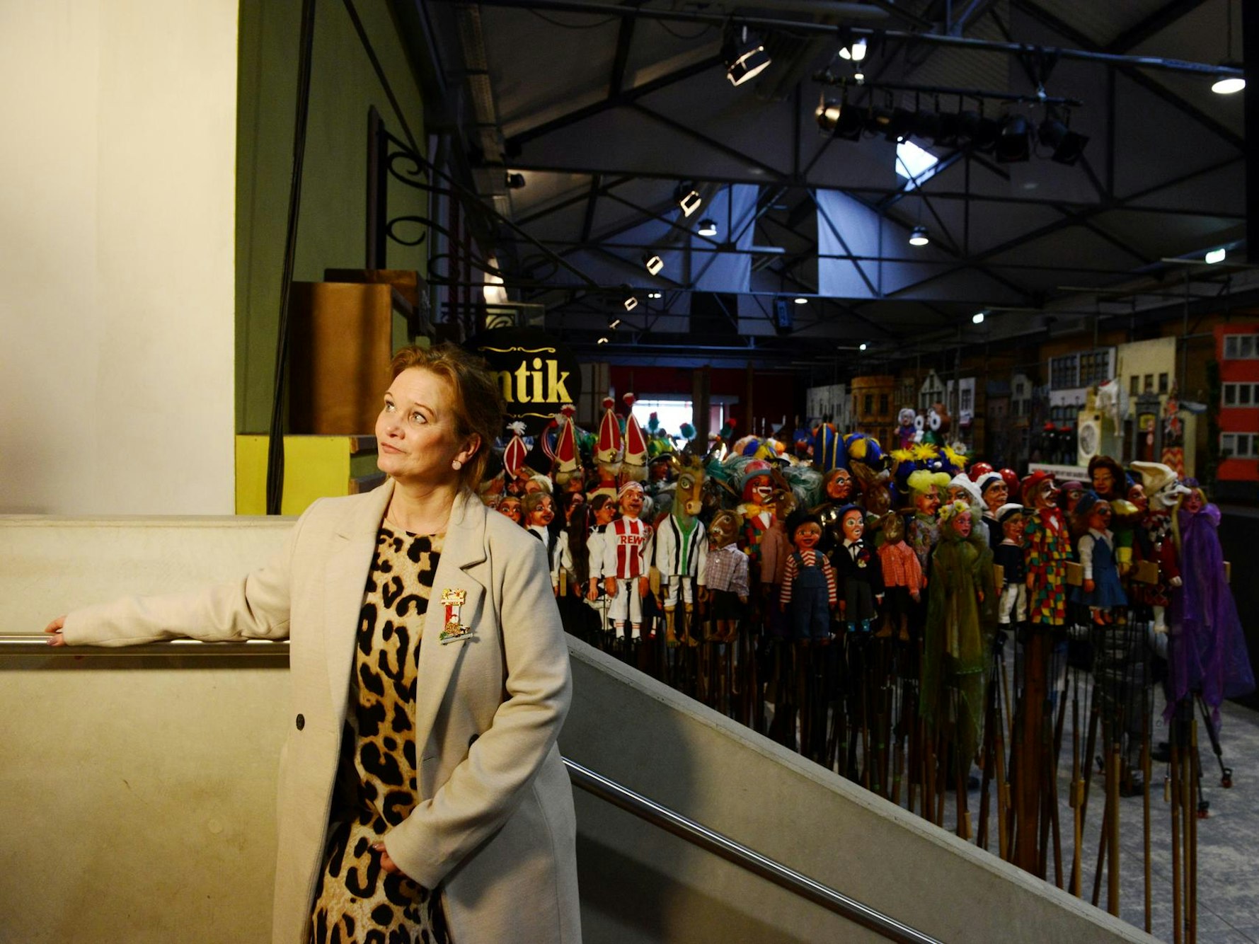 Frauke Kemmerling im Hänneschen-Theater in Köln.