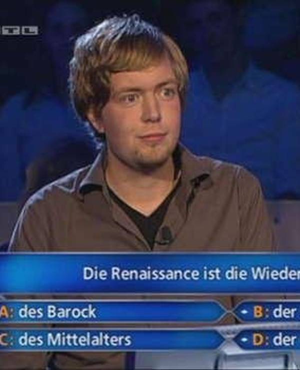 Bastian Bielendorfer 2010 bei „Wer wird Millionär?“