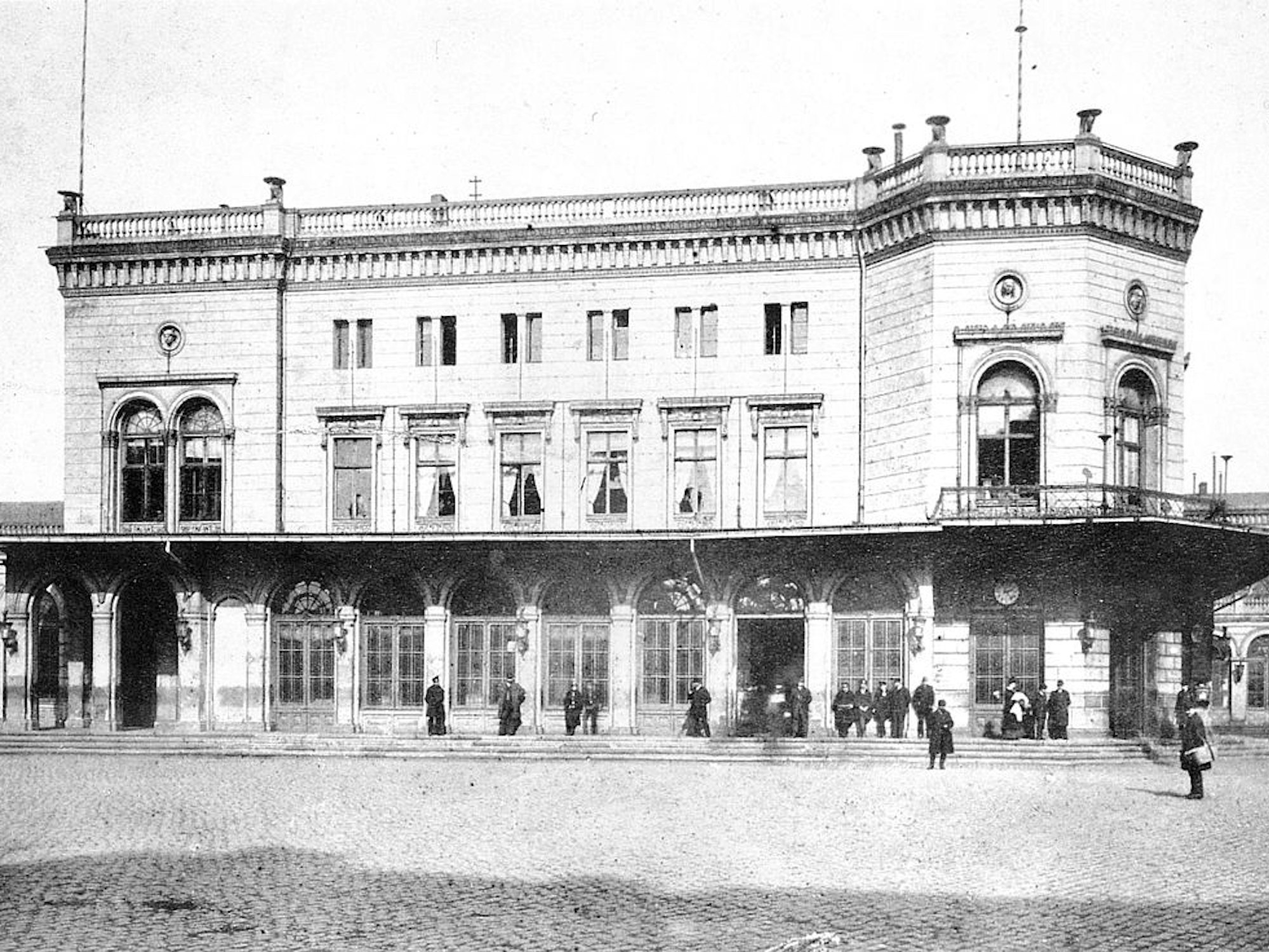 Der erste, 1859 eröffnete Kölner „Centralbahnhof“