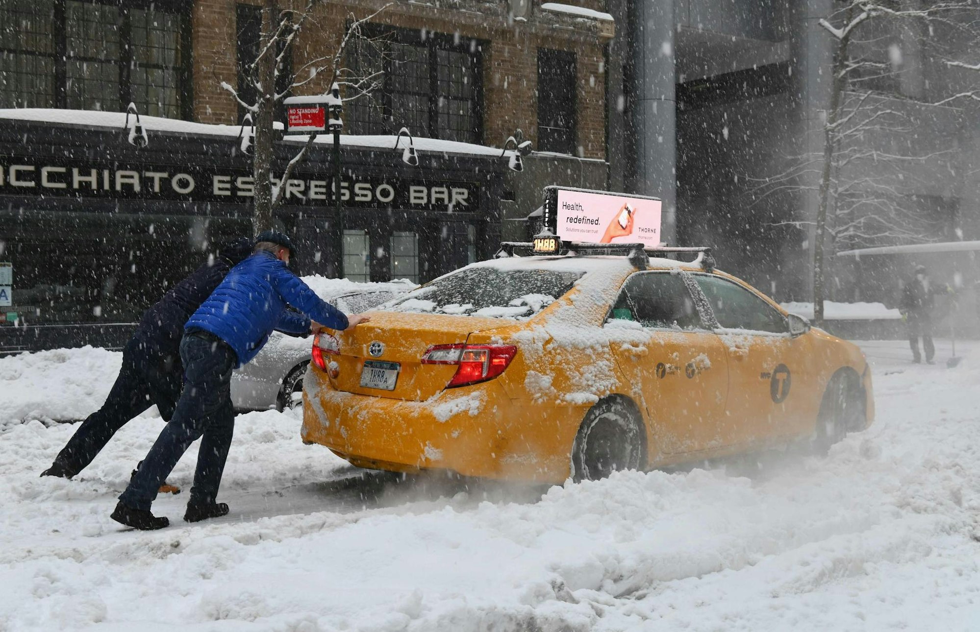 New York Schnee-Taxi