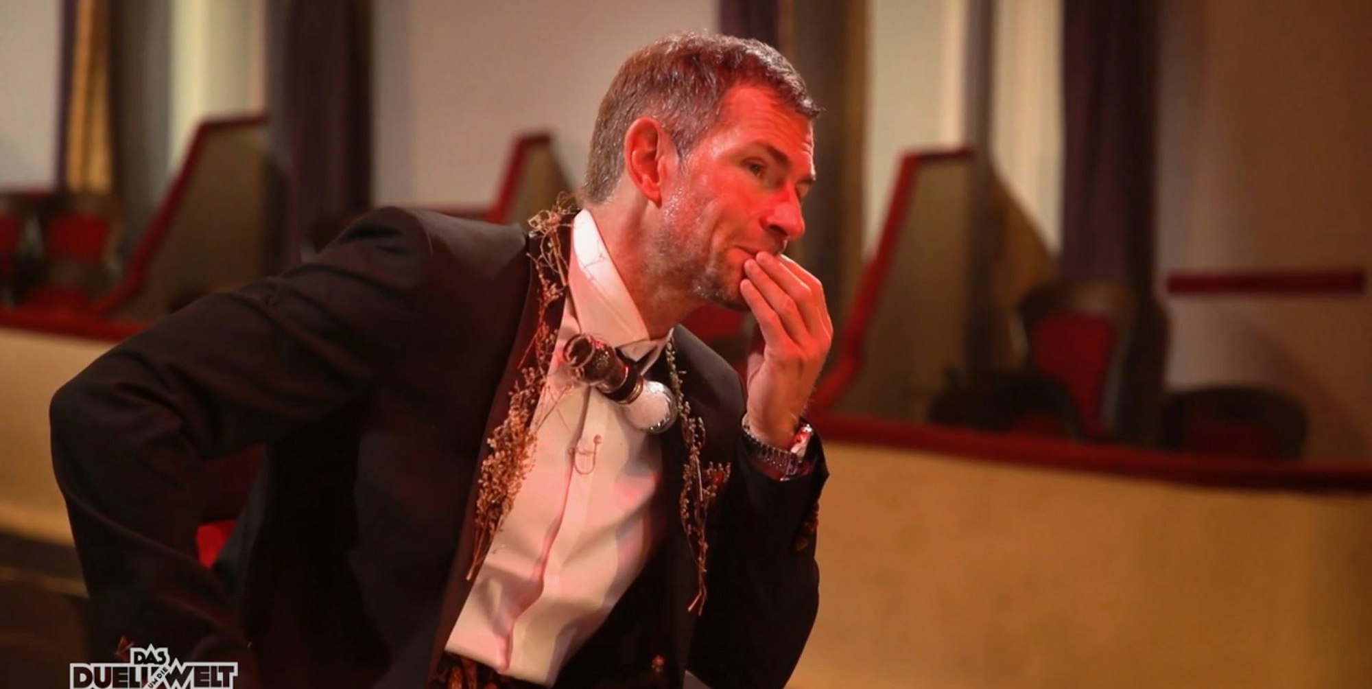 Moderator Micky Beisenherz beim „Duell um die Welt”.