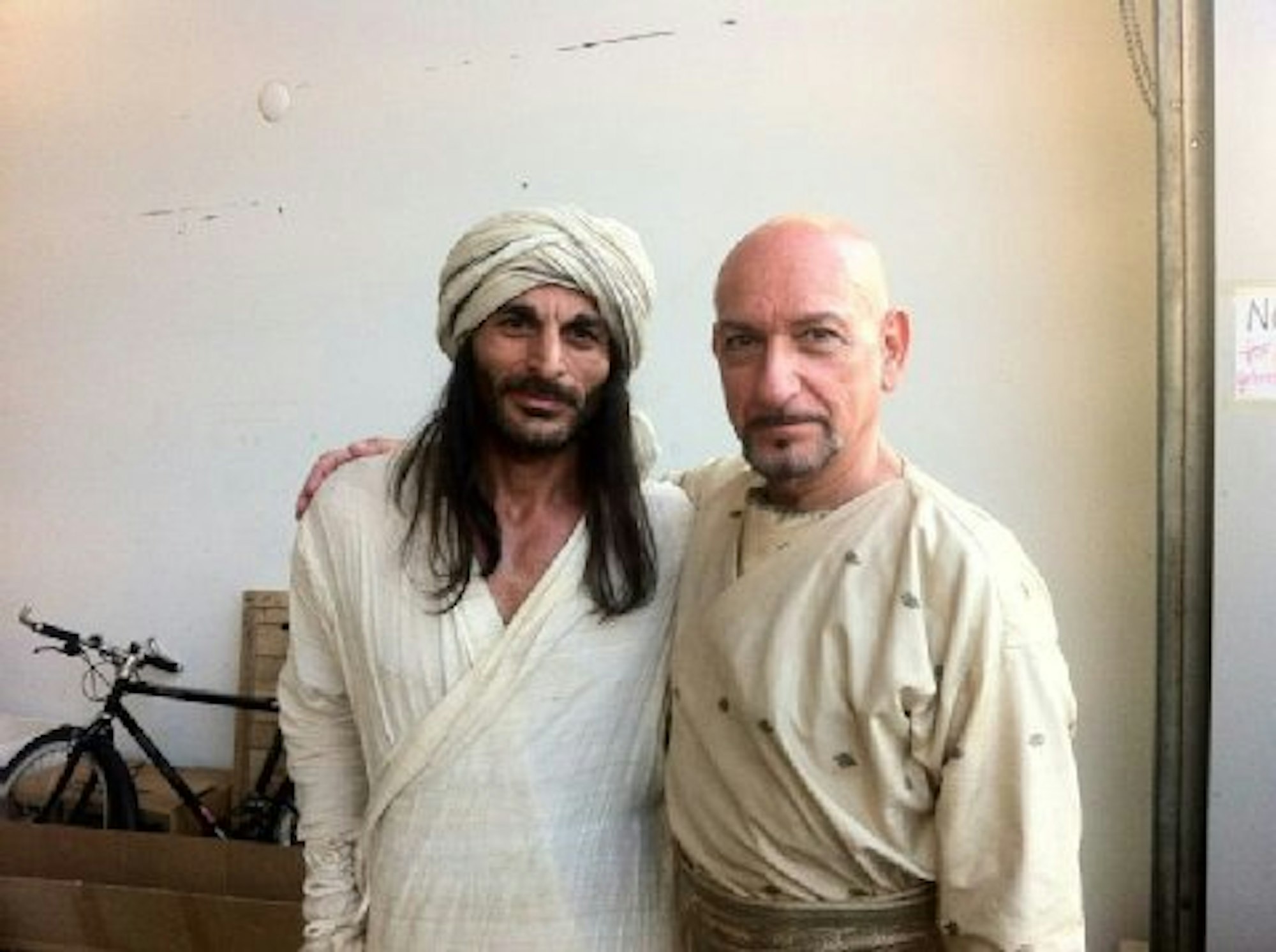Ali Isik mit Ben Kingsley