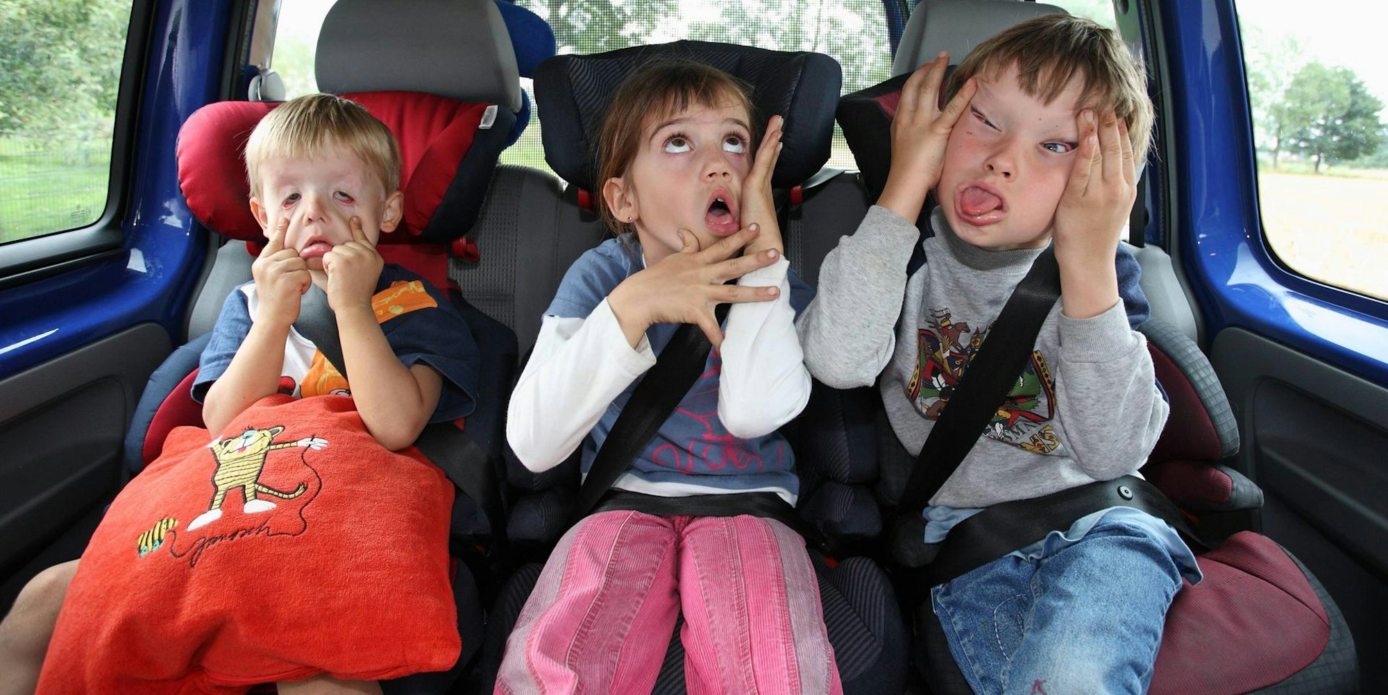 gelangweilte Kinder