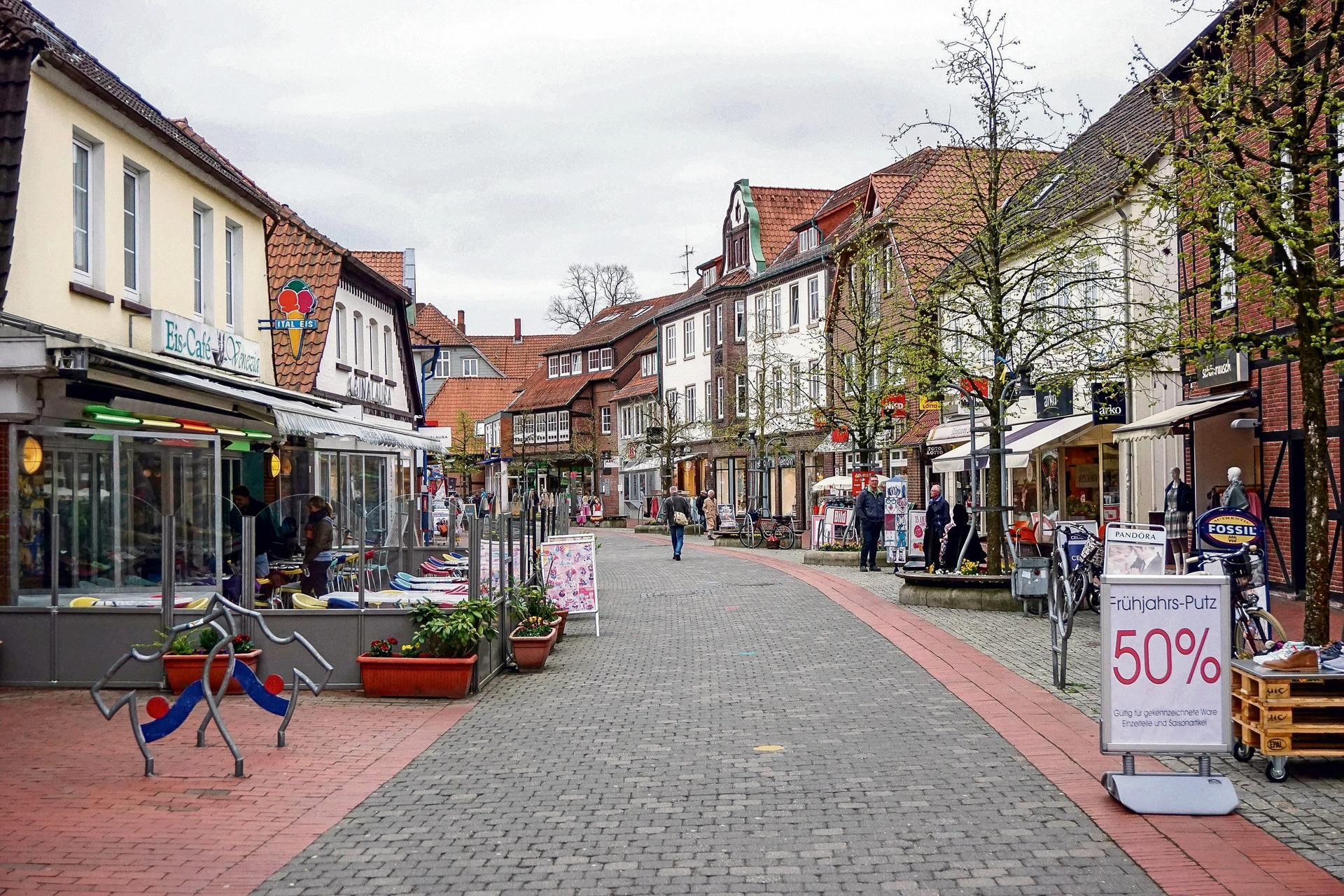 Die Soltauer Innenstadt