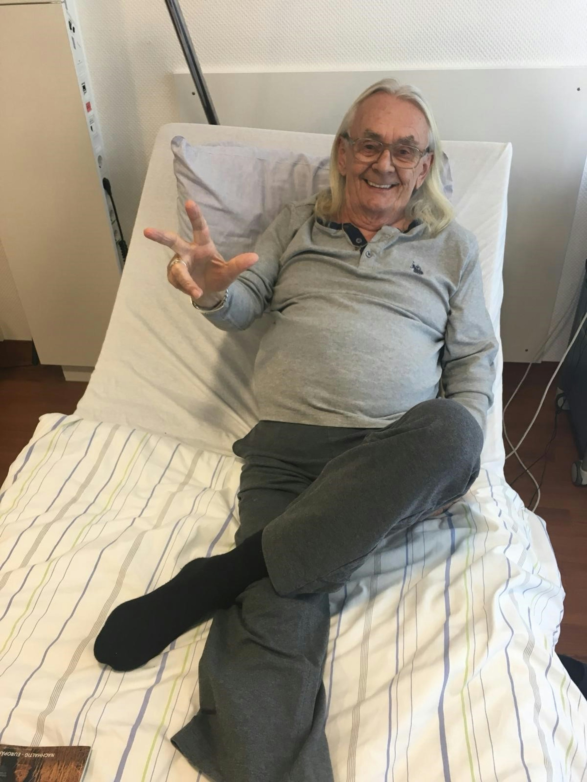 Hans Heiliger in Klinik