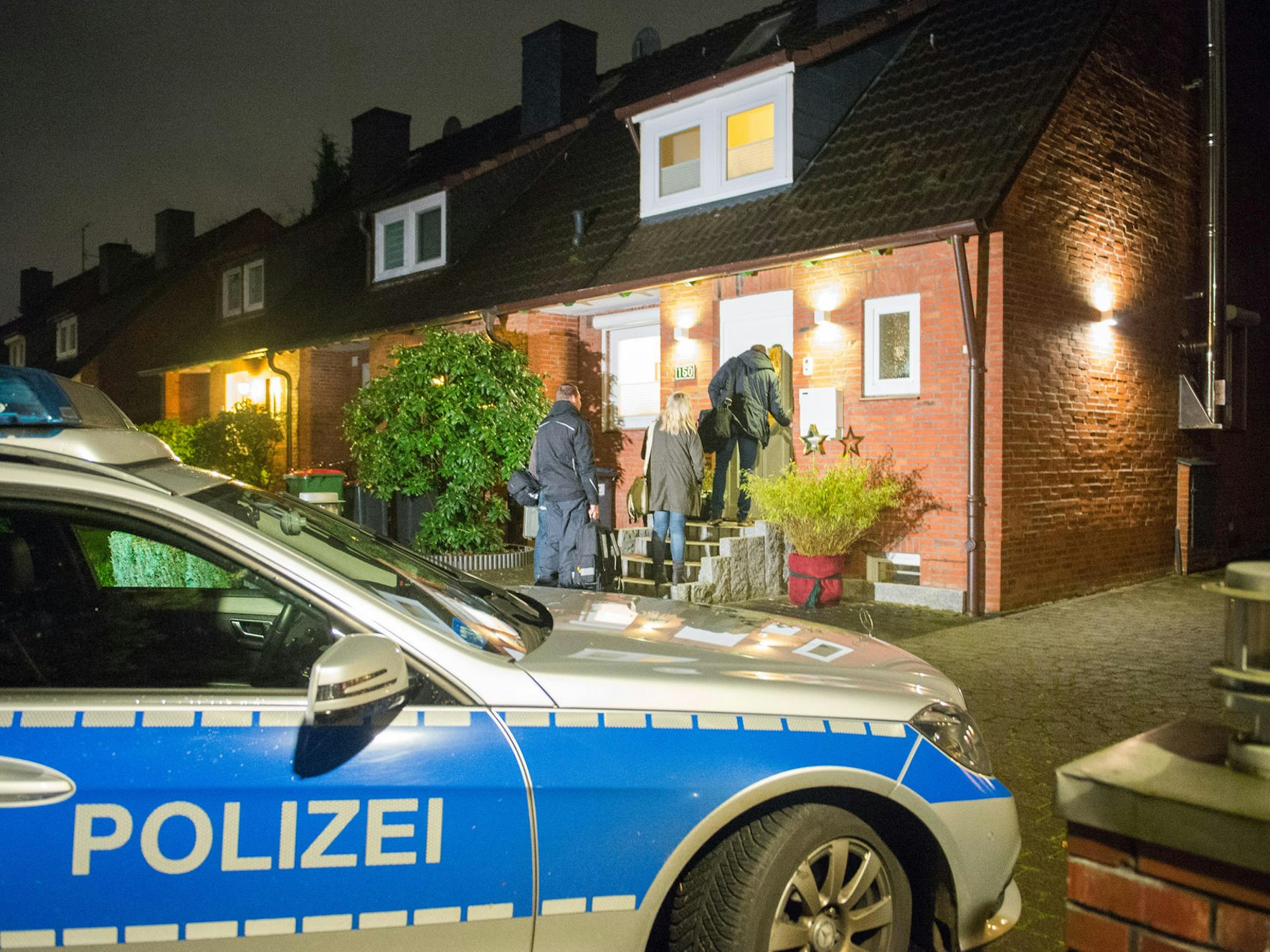 Einsatz der Polizei nach einem Einbruch.