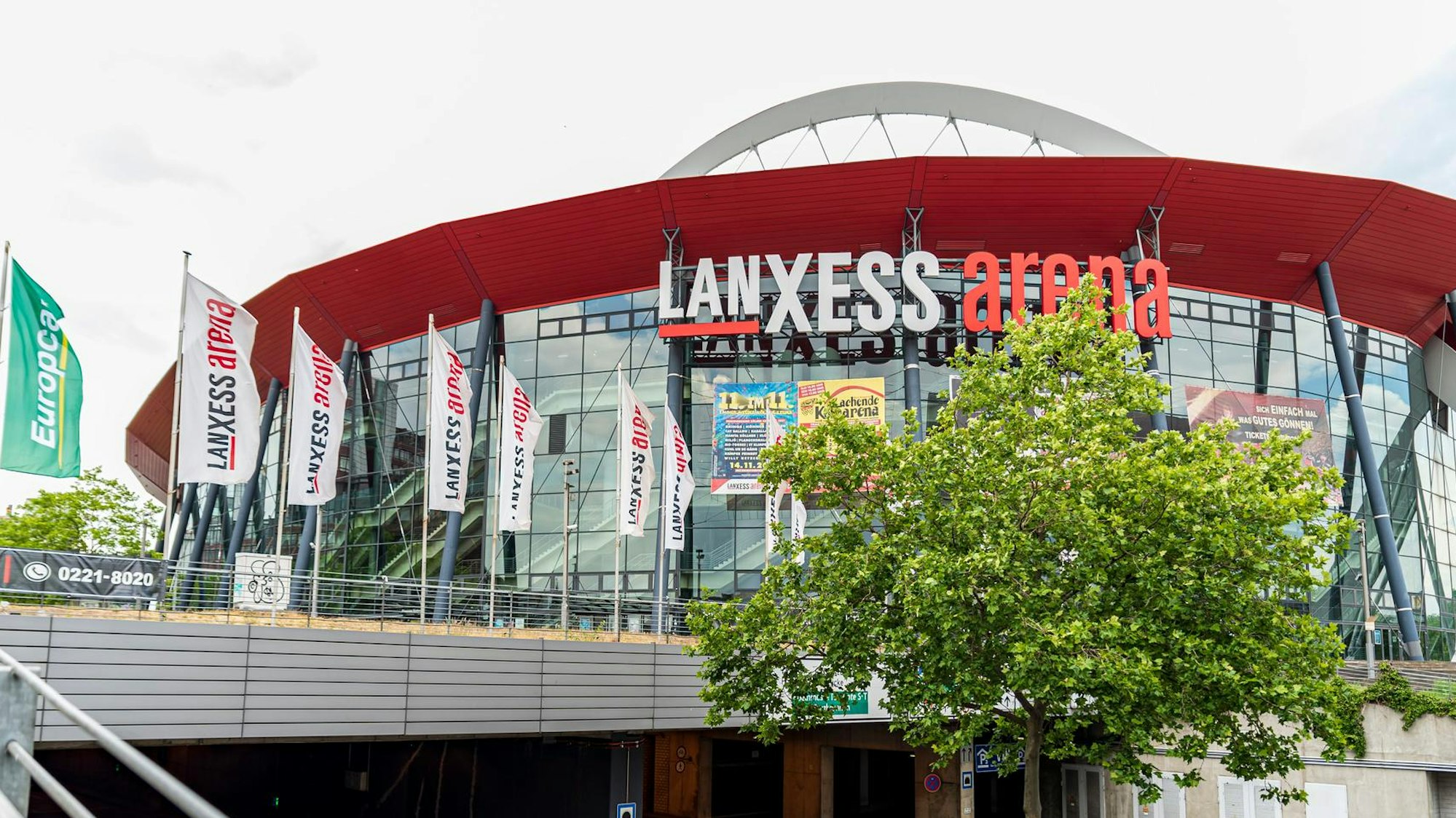 In der Lanxess-Arena wird bald erstmals Tennis gespielt.