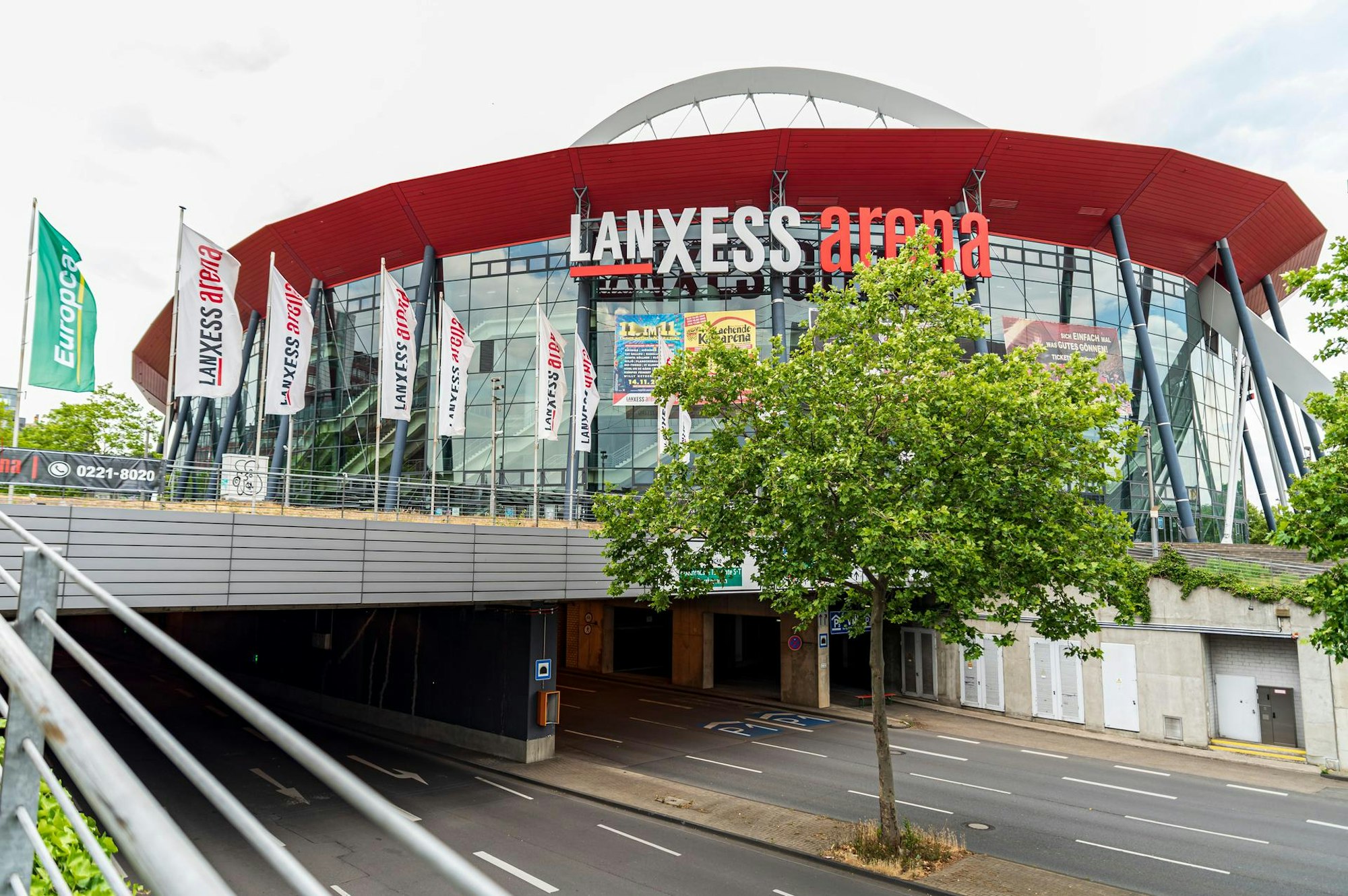 Außenansicht der Lanxess-Arena