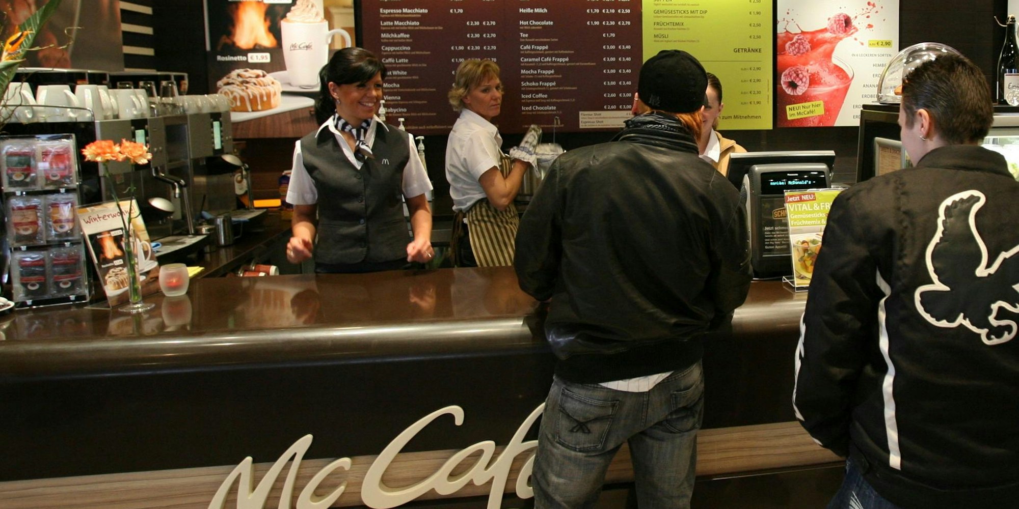 mcdonalds theke cafe