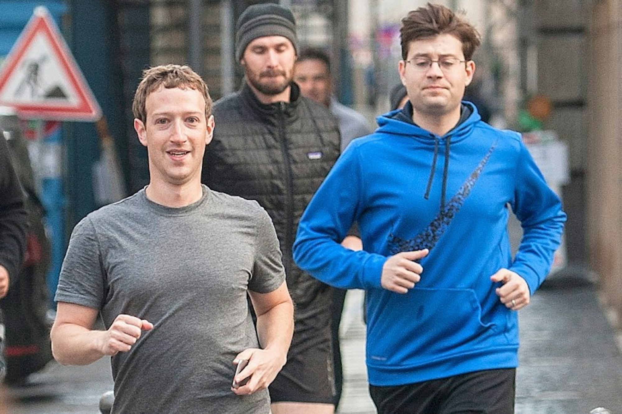 Zuckerberg joggt