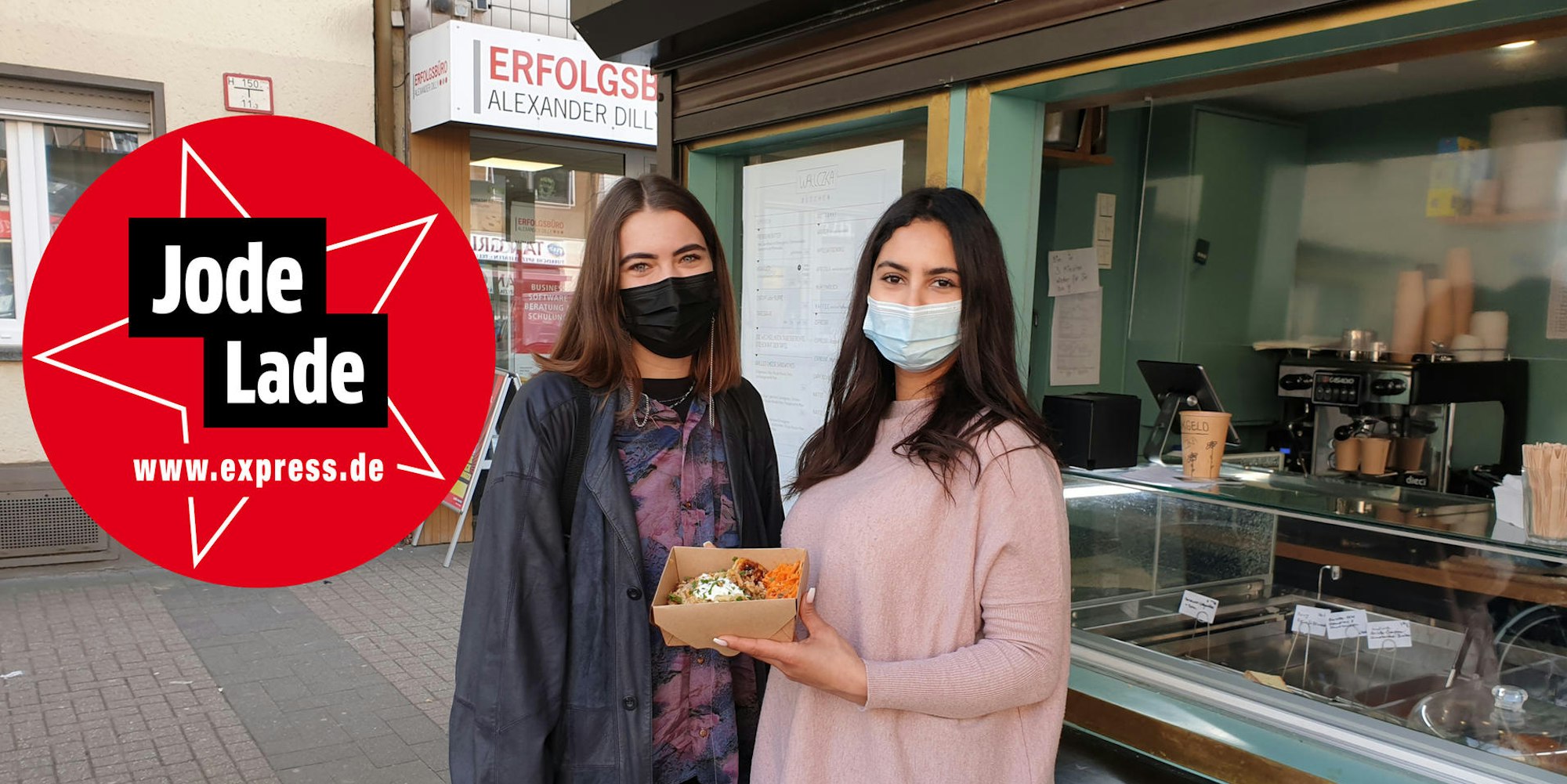 Freda Kallen und Sarah Taleb vom „Wallczka“-Büdchen in Köln.