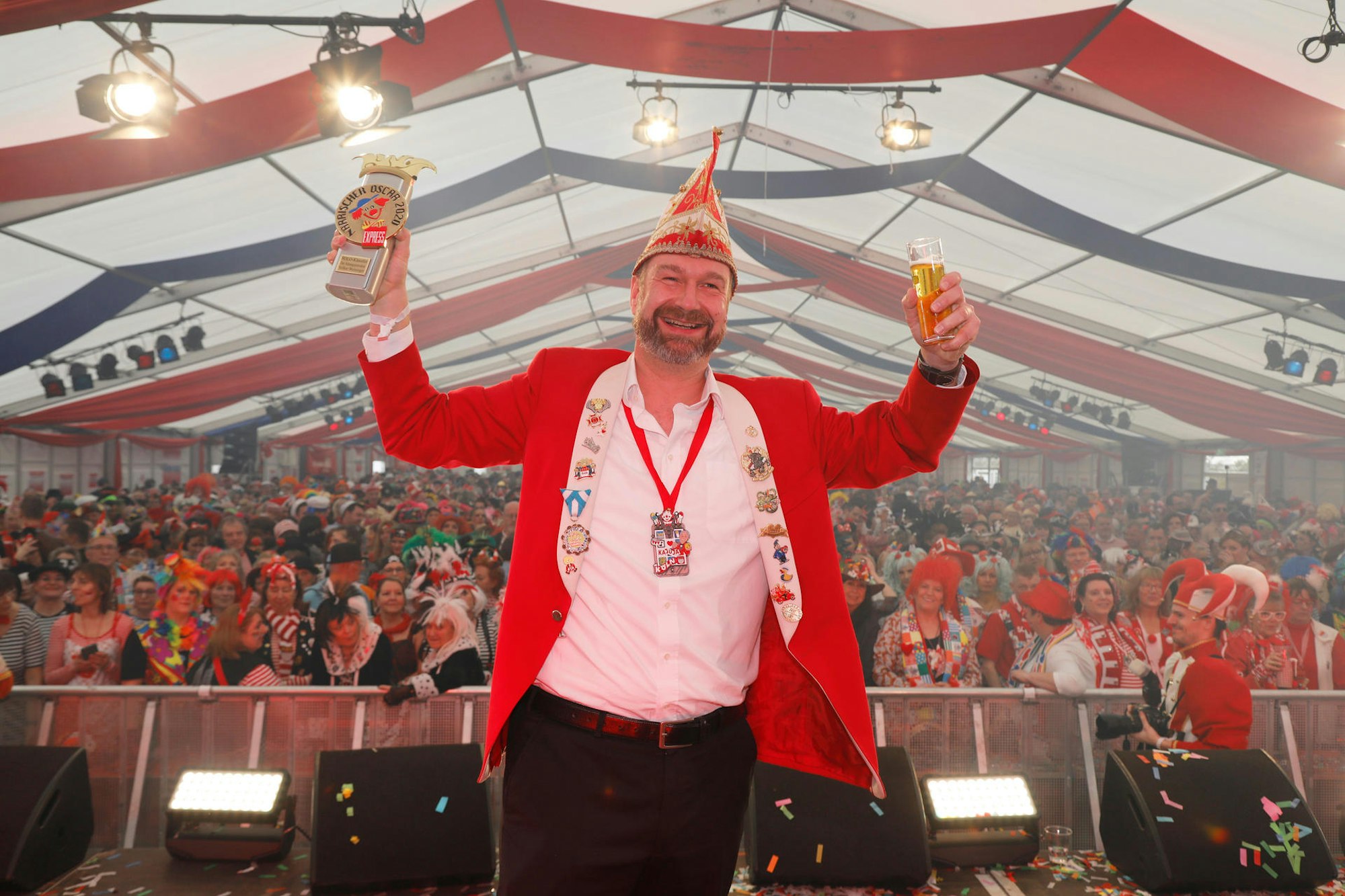 Volker Weininger als Sitzungspräsident beim Närrischen Oscar.