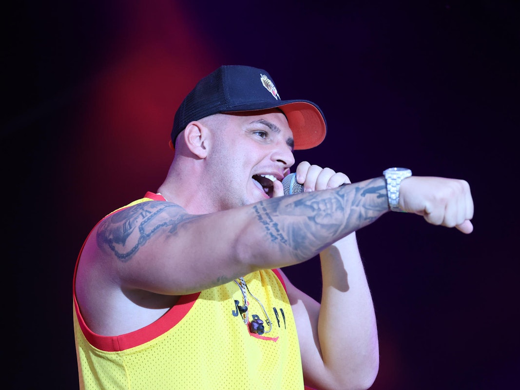 Der deutsche Sänger Pietro Lombardi tritt im Sommer 2020 bei einem Sommer Open Air im Steigerwaldstadion auf.