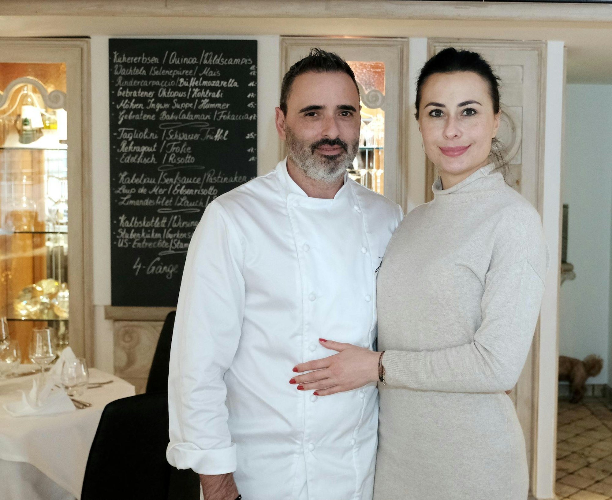 Luis Dias mit seiner Frau Anastasia