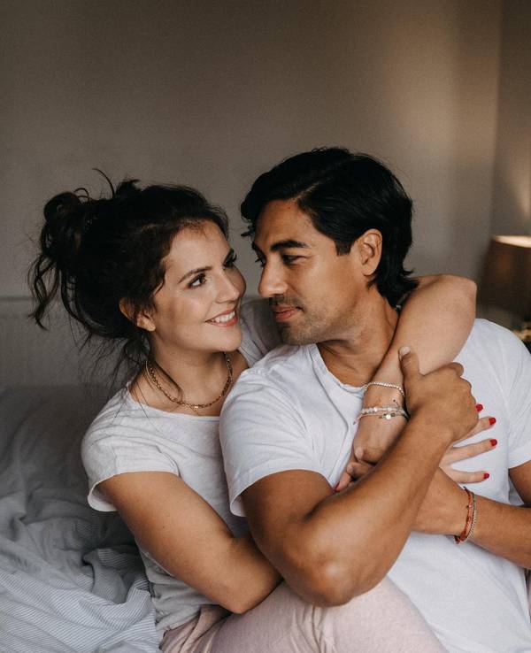Nic Shanker, Barkeeper der Vox Sendung First Dates, mit seiner Frau Janina.