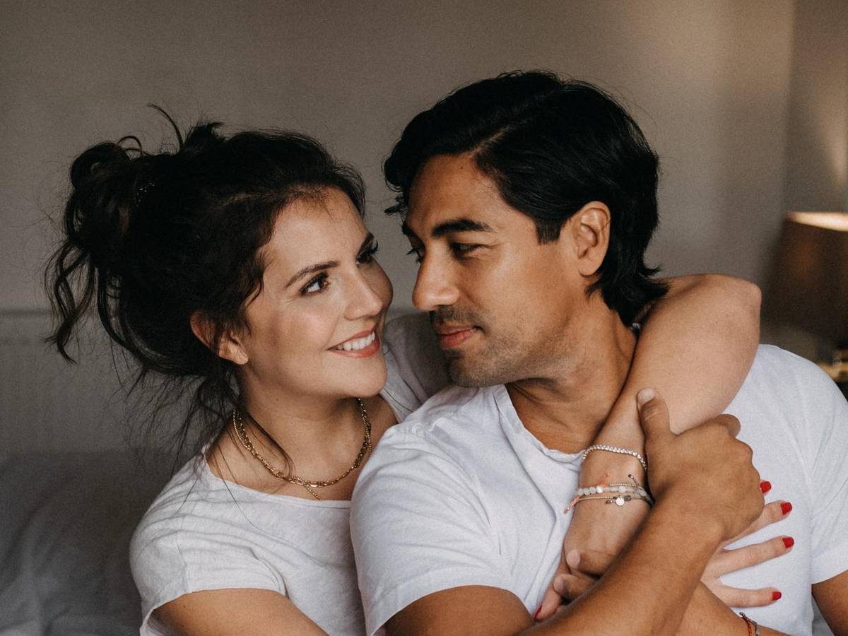 Nic Shanker, Barkeeper der Vox Sendung First Dates, mit seiner Frau Janina.