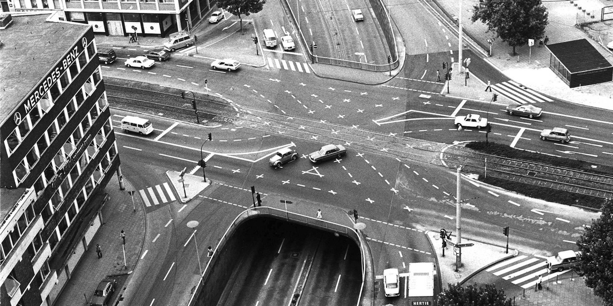 Teilstück Sord-Süd-Fahrt_Cäcilienstraße