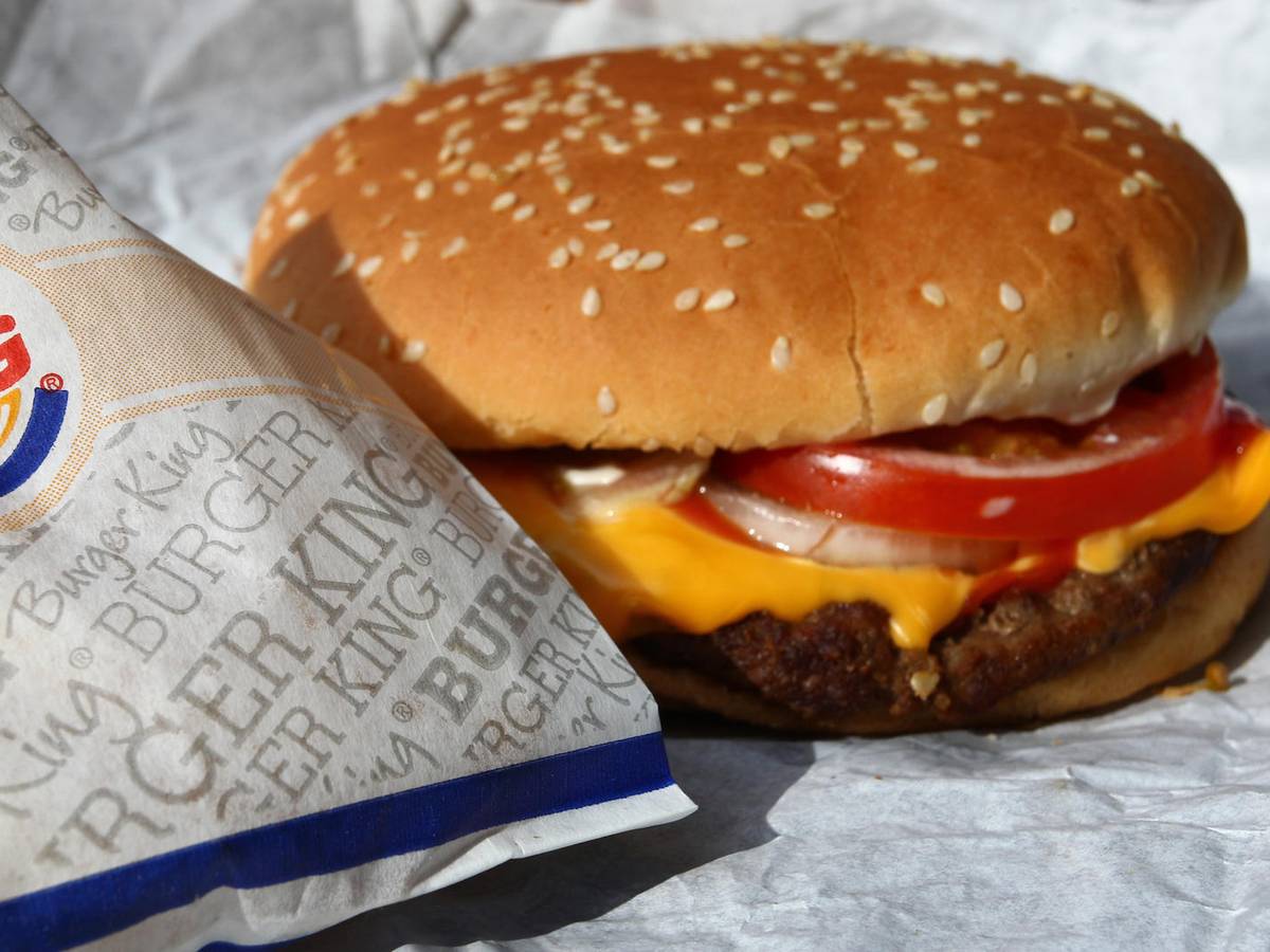Ein Whopper von Burger King.
