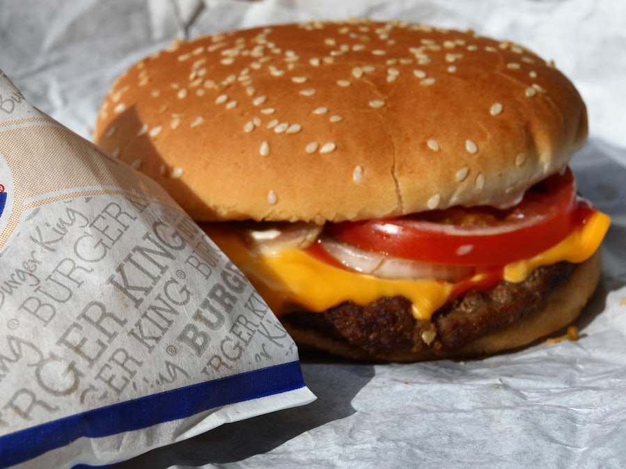 Ein Whopper von Burger King.
