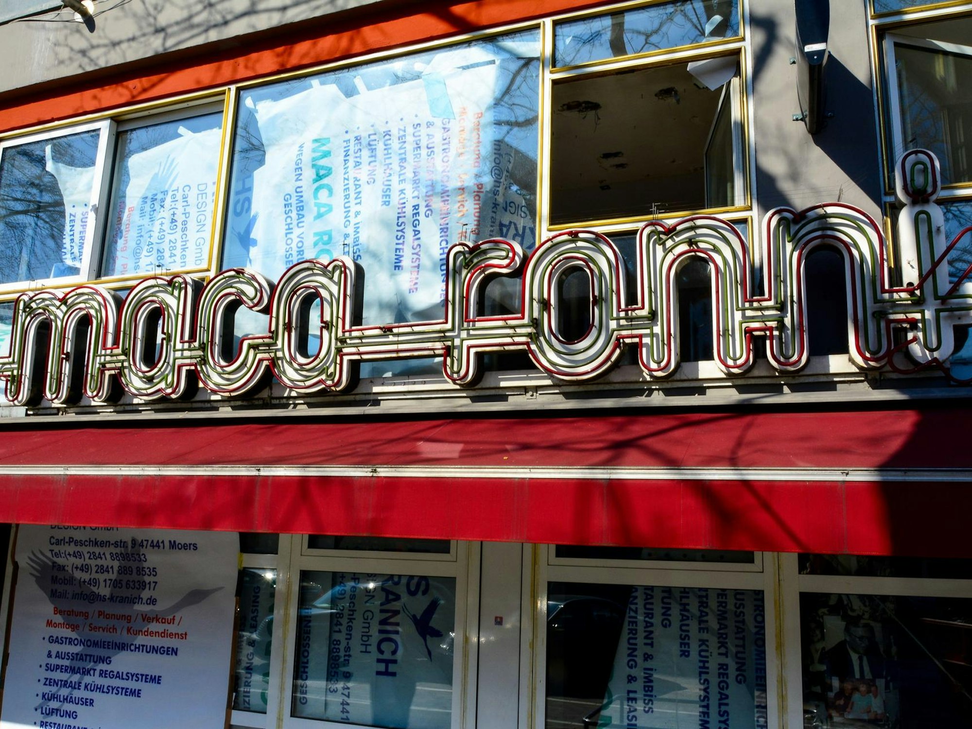 So sah das „Maca Ronni“ früher aus.