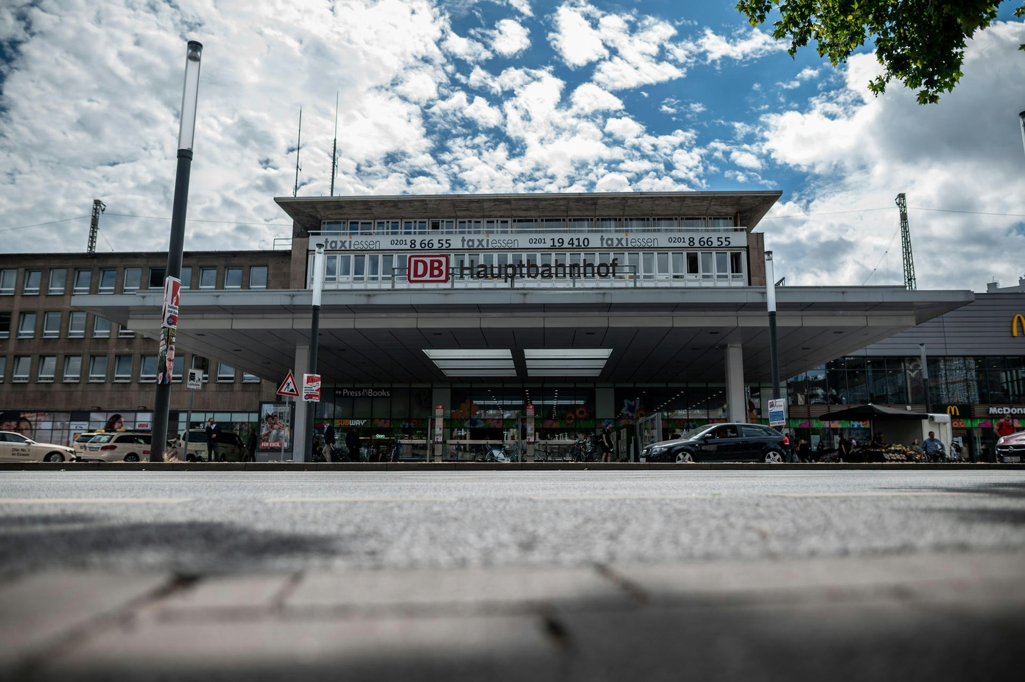 Das Gebäude des Hauptbahnhofs in Essen