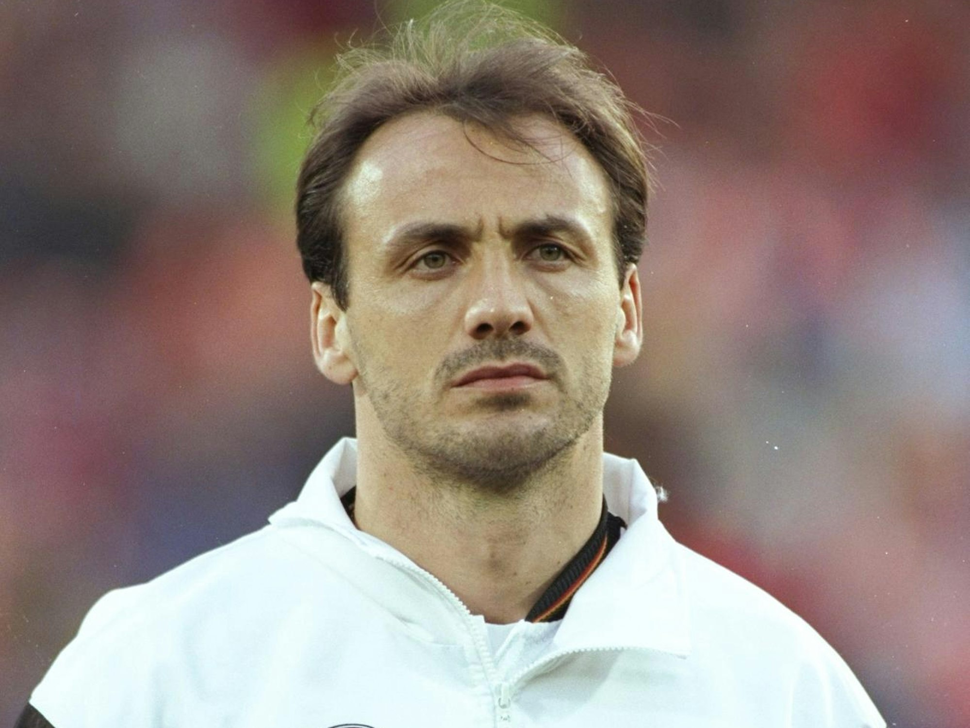 Jürgen Kohler vor einem DFB-Spiel