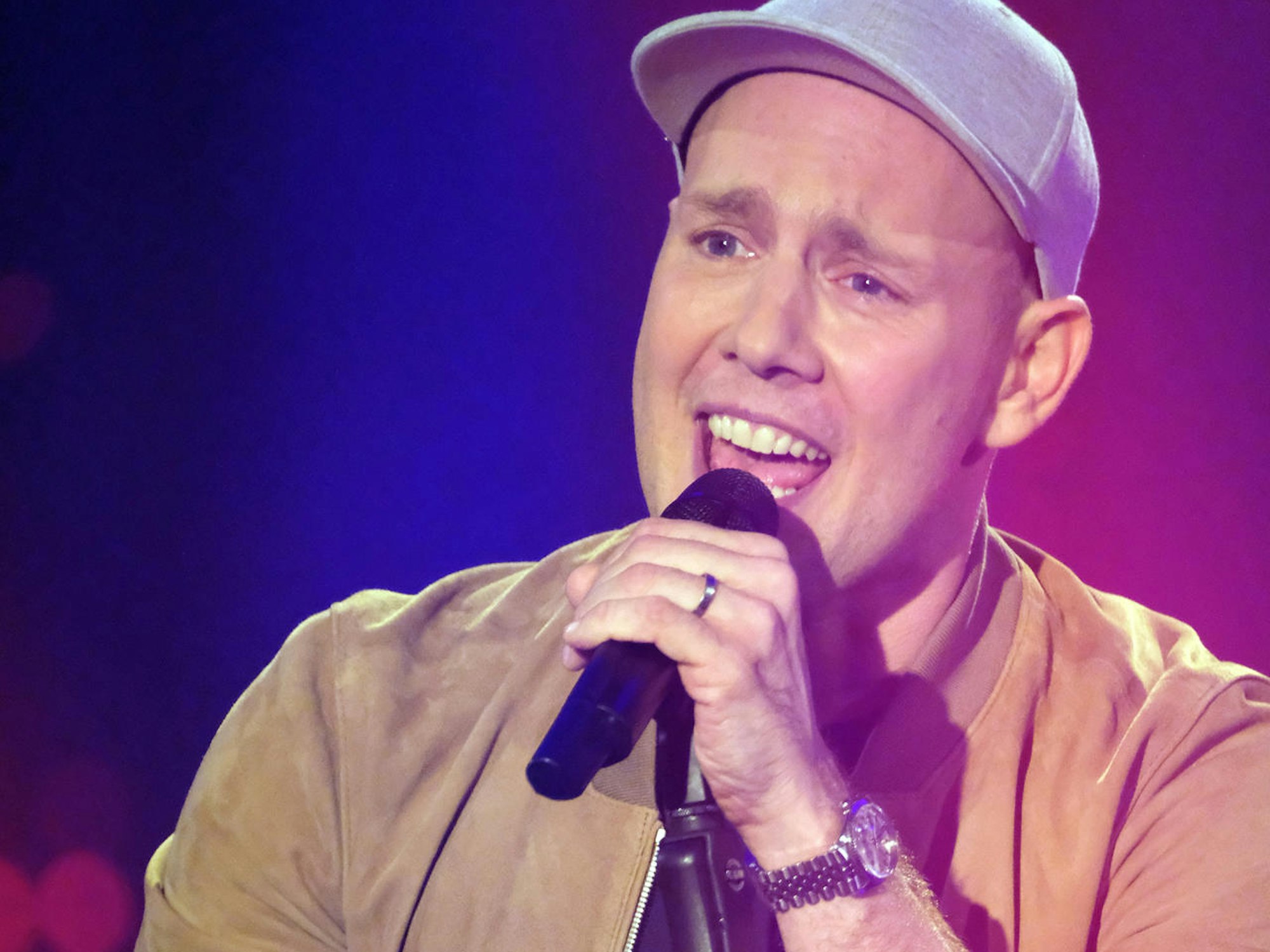 Oli P. (hier bei einem Auftritt im März 2019) war in den 90er Jahren ein großer Mädchenschwarm. Auch Maite Kelly war in ihn verknallt.