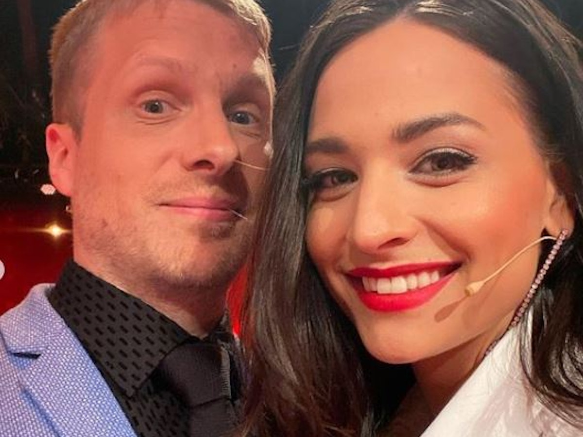 Oliver und Amira Pocher auf einem Selfie