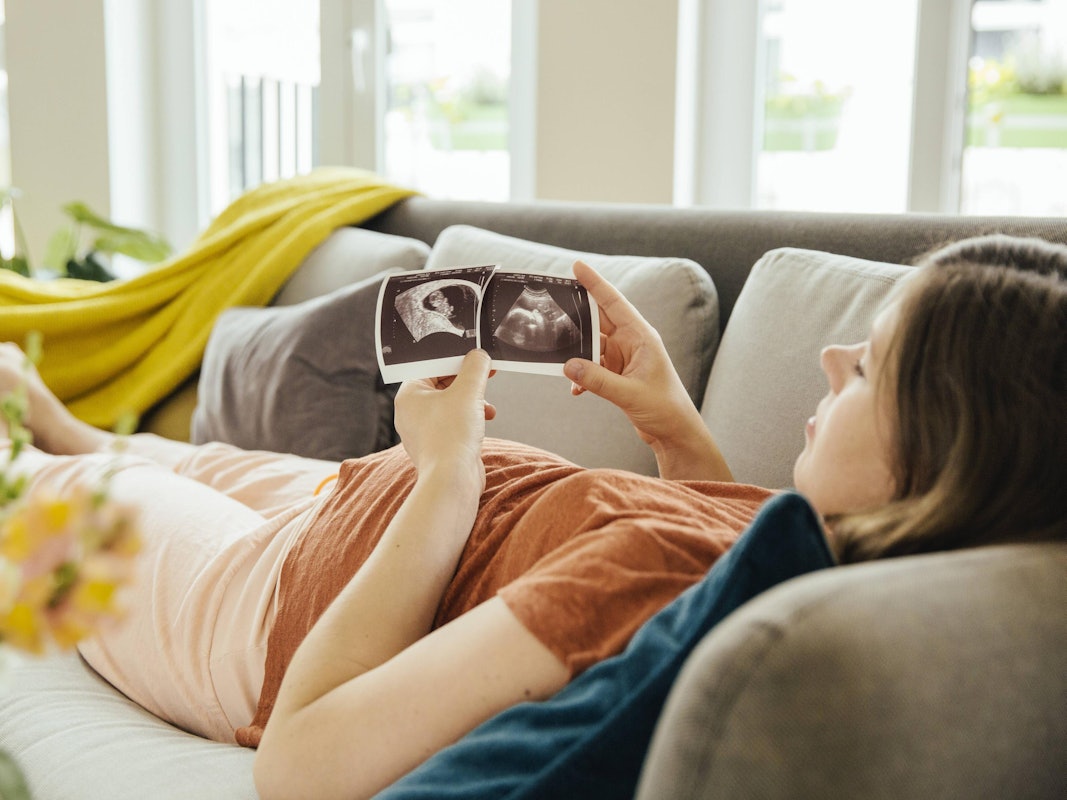 Wenn nur ein Bild als Erinnerung an die Schwangerschaft bleibt.
