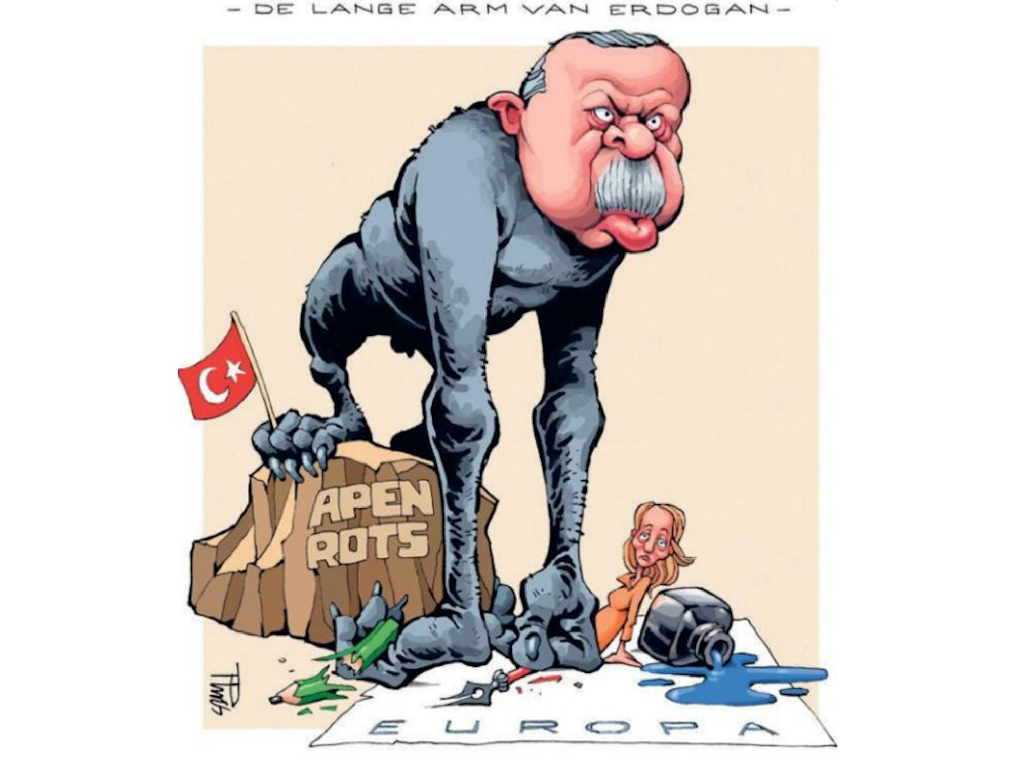 Erdogan-Karikatur